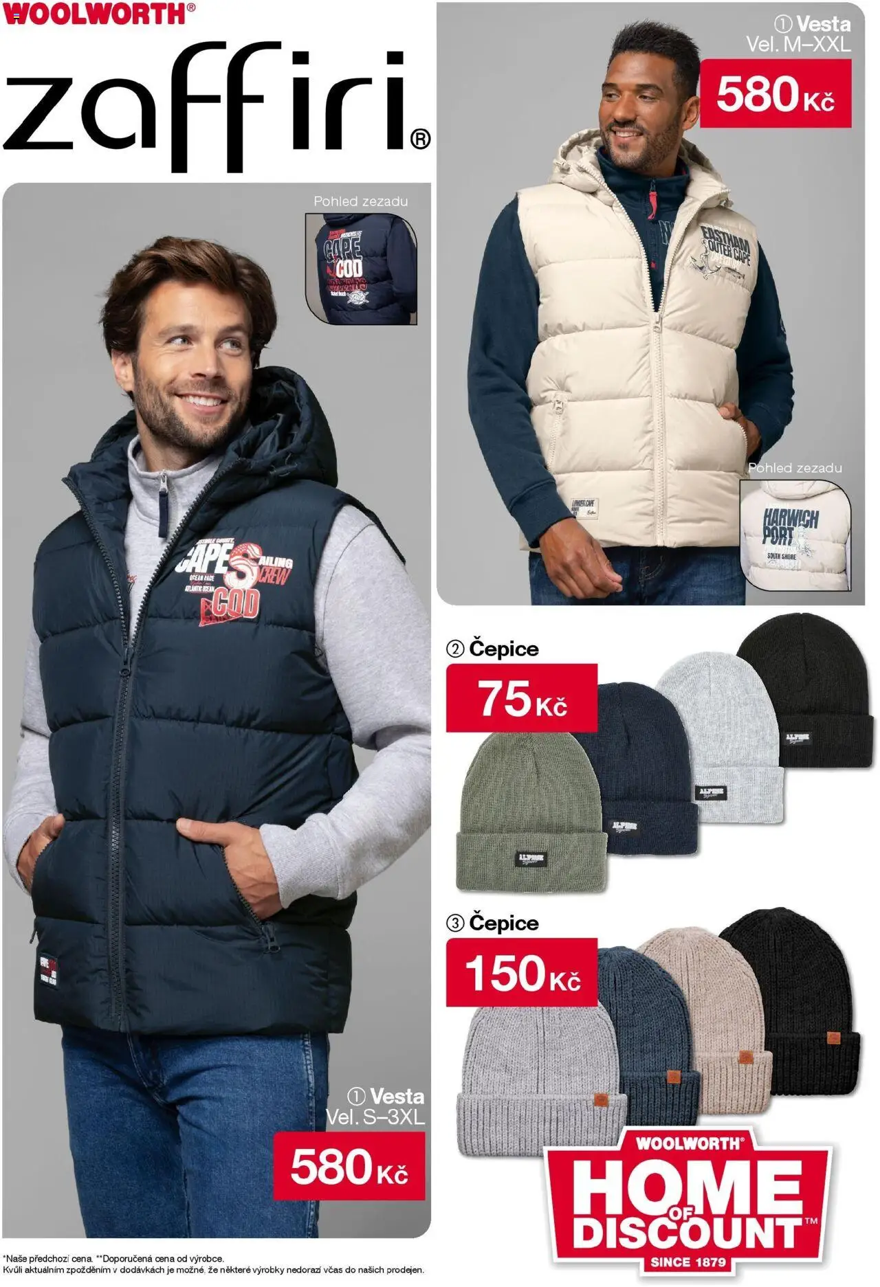 Woolworth leták od 03.10.2025 - akční nabídka | Strana: 34 | Produkty: Vesta, Čepice
