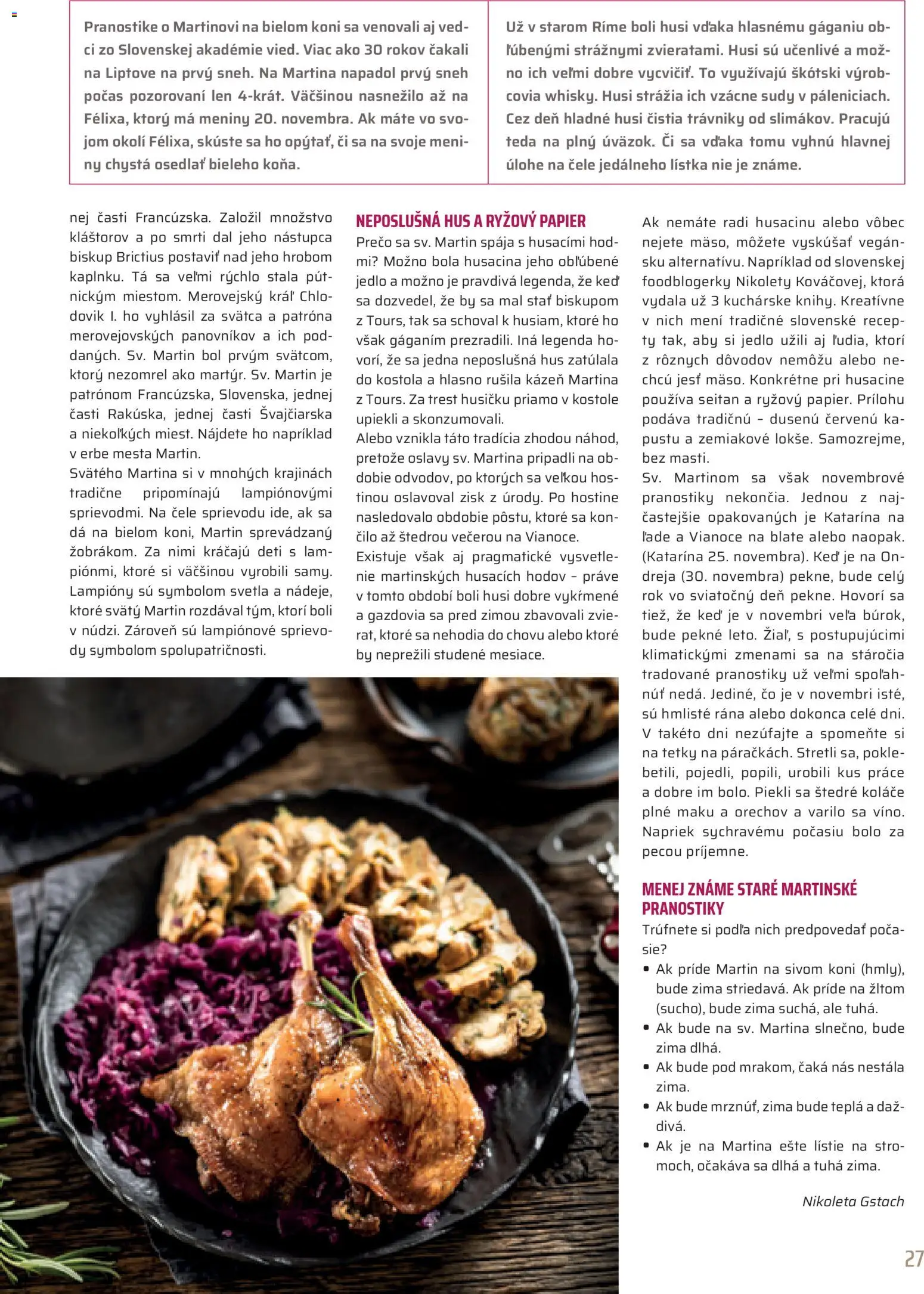 Nové COOP Jednota akcie – leták je platný od 01.11.2025 | Strana: 27 | Produkty: Hus, Svetlá