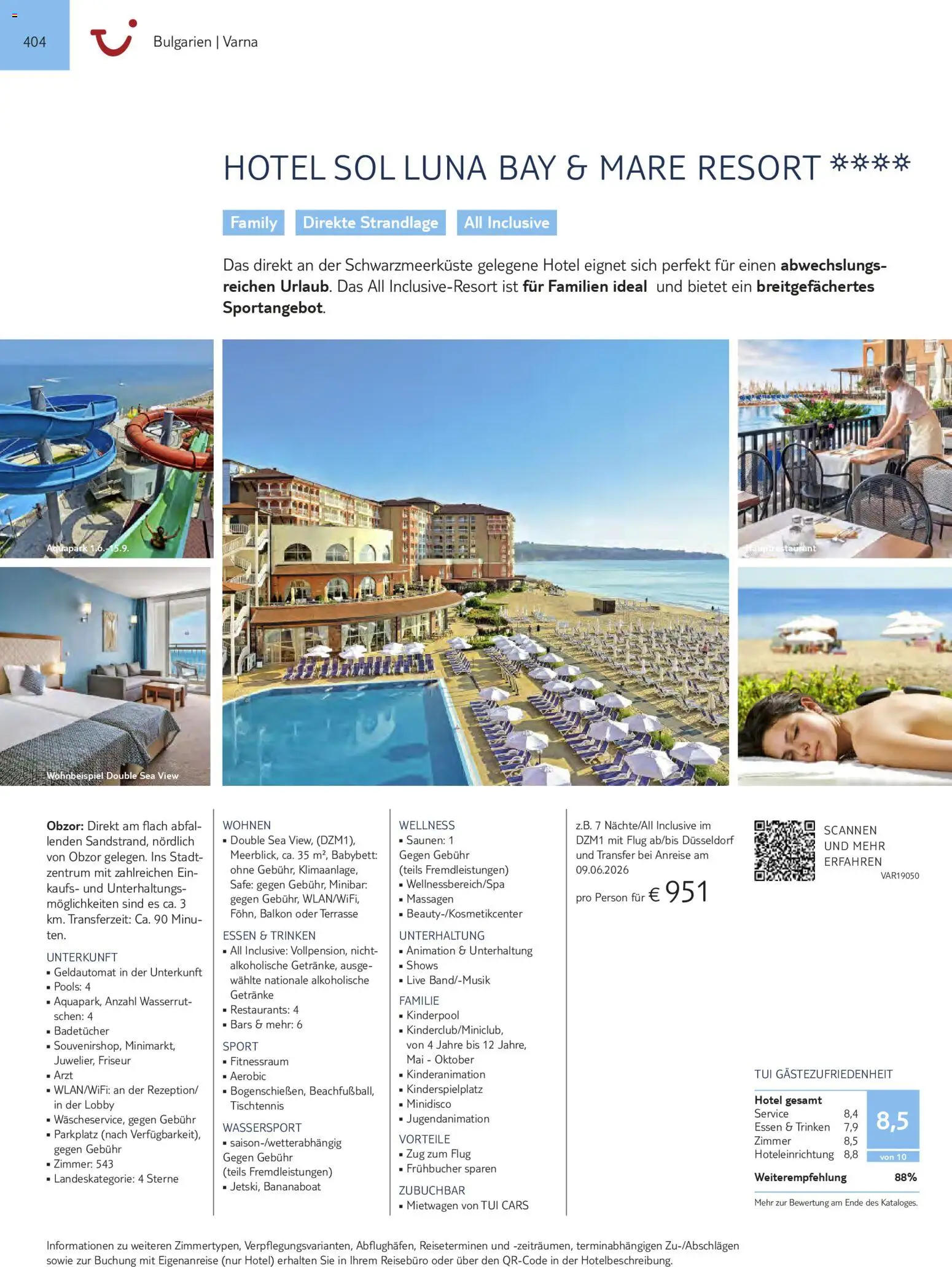 TUI Prospekt Südeuropa & Nordafrika 2026/27 – gültig ab 03.03.2026 | Seite: 404 | Produkte: Babybett