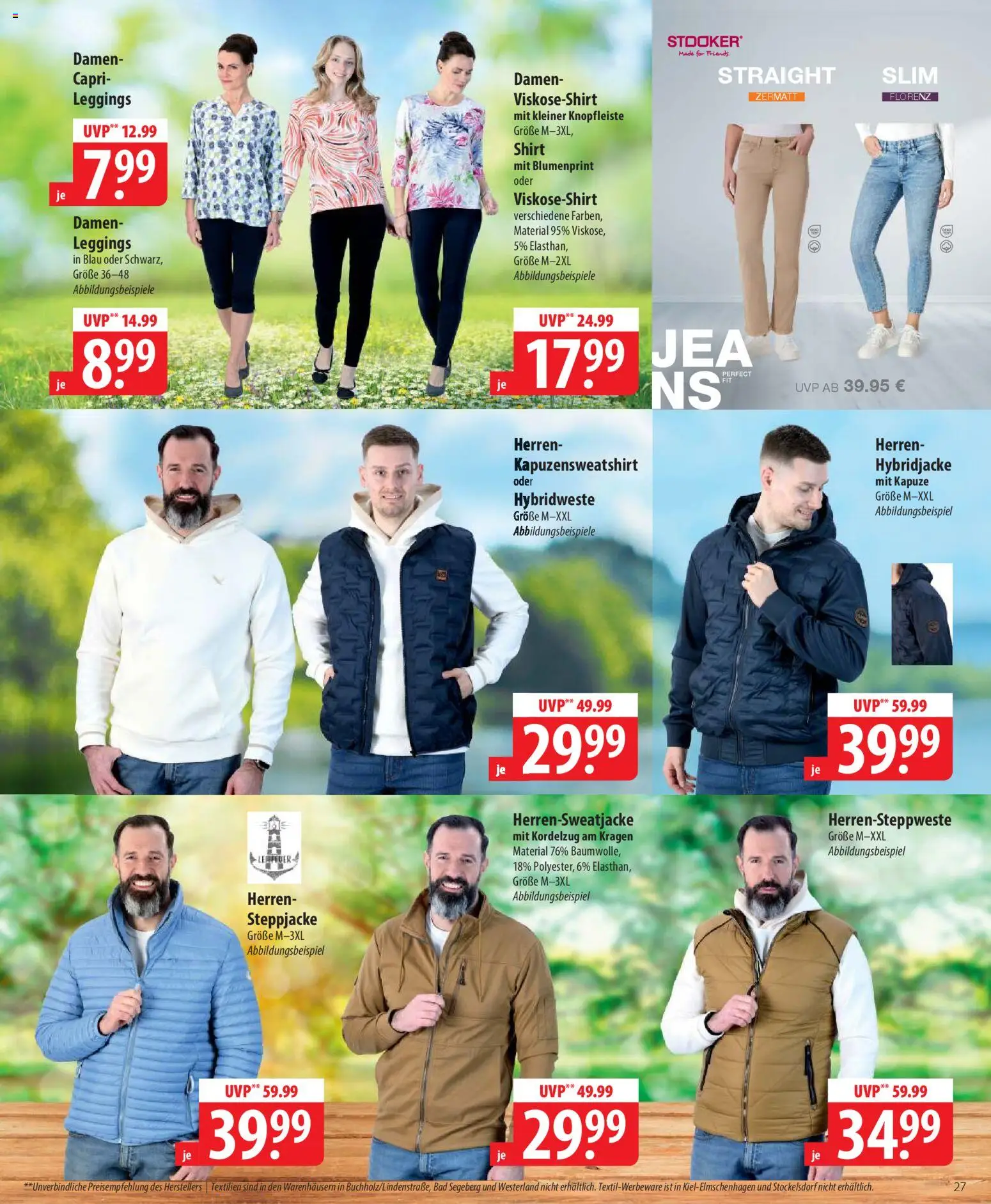 Famila Prospekt 	 – gültig ab 23.03.2026 | Seite: 27 | Produkte: Shirt, Steppjacke, Bad, Leggings