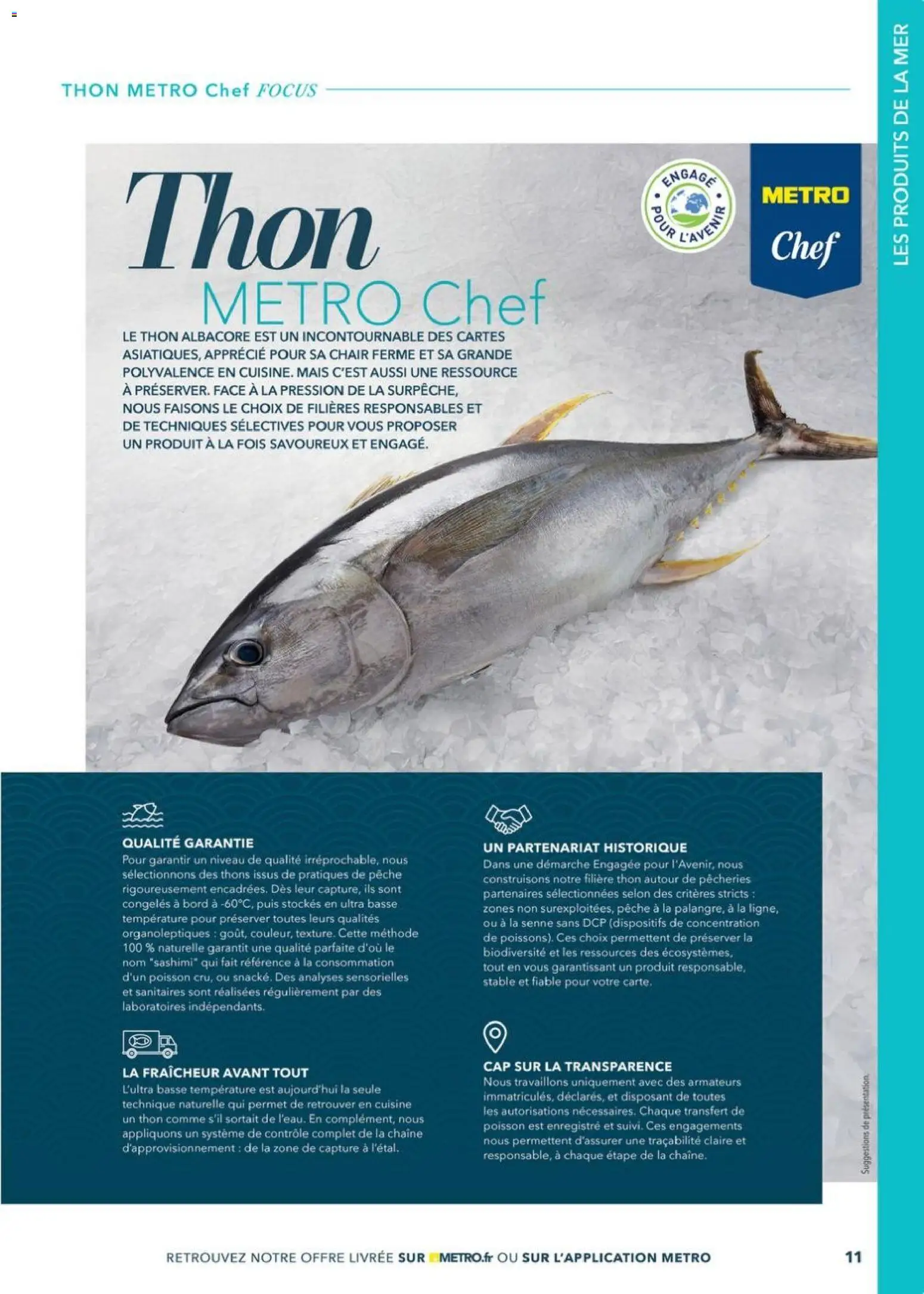{H1} | Page: 11 | Produits: Pêche, Mais, Thon, Poisson