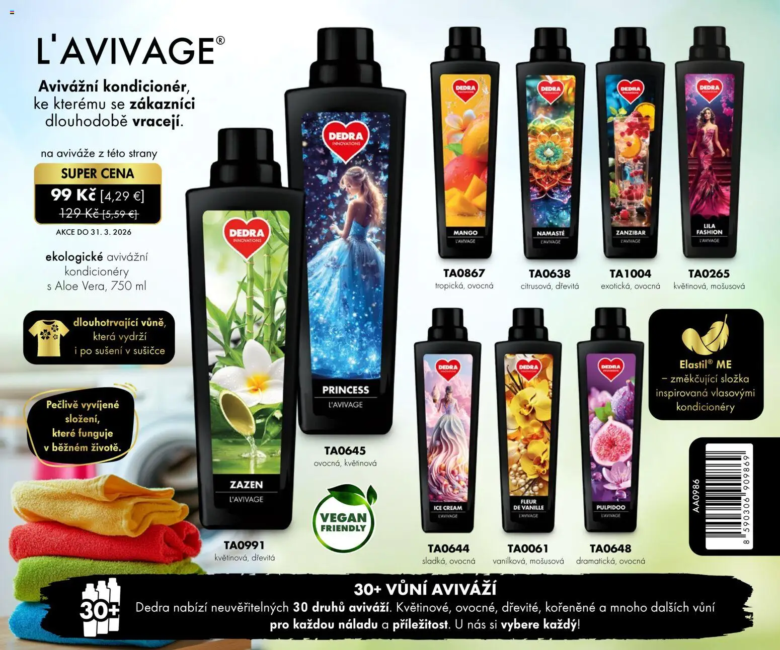 Nové Dedra akcie – leták je platný od 01.03.2026 | Strana: 68 | Produkty: Mango