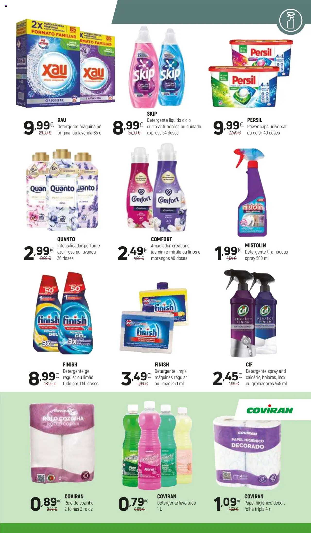 Coviran folheto │ válido de 21.10.2025 | Página: 19 | Produtos: Papel higiénico, Perfume, Pó, Persil