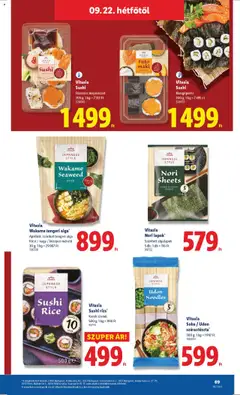 Lidl akciós ujság - amely érvényes a következő dátumtól: 18.09.2025 | Oldal: 69