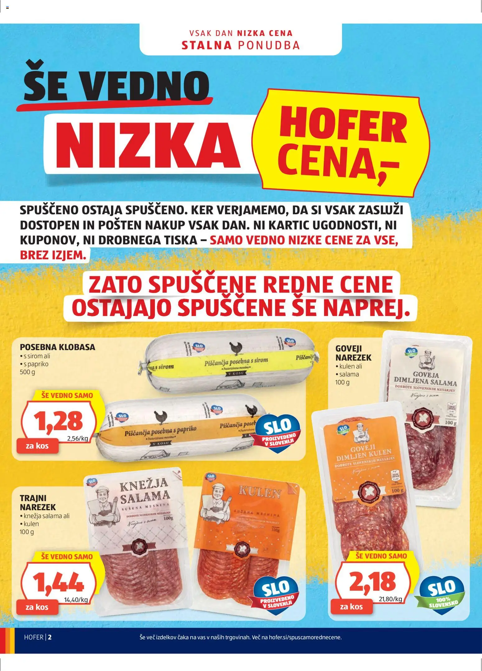 Hofer SI katalog | vrijedi od 22.04.2026 | Stranica: 2 | Proizvodi: Salama, Kulen