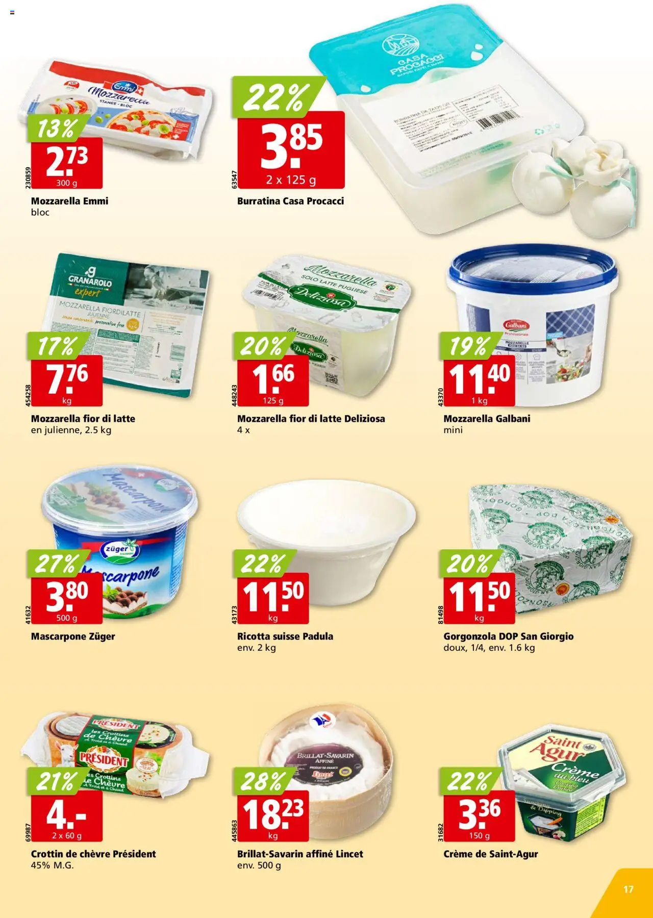 Aligro Aktionen FR ab 04.08.2025 | Seite: 17 | Produkte: Mascarpone, Mars, Creme