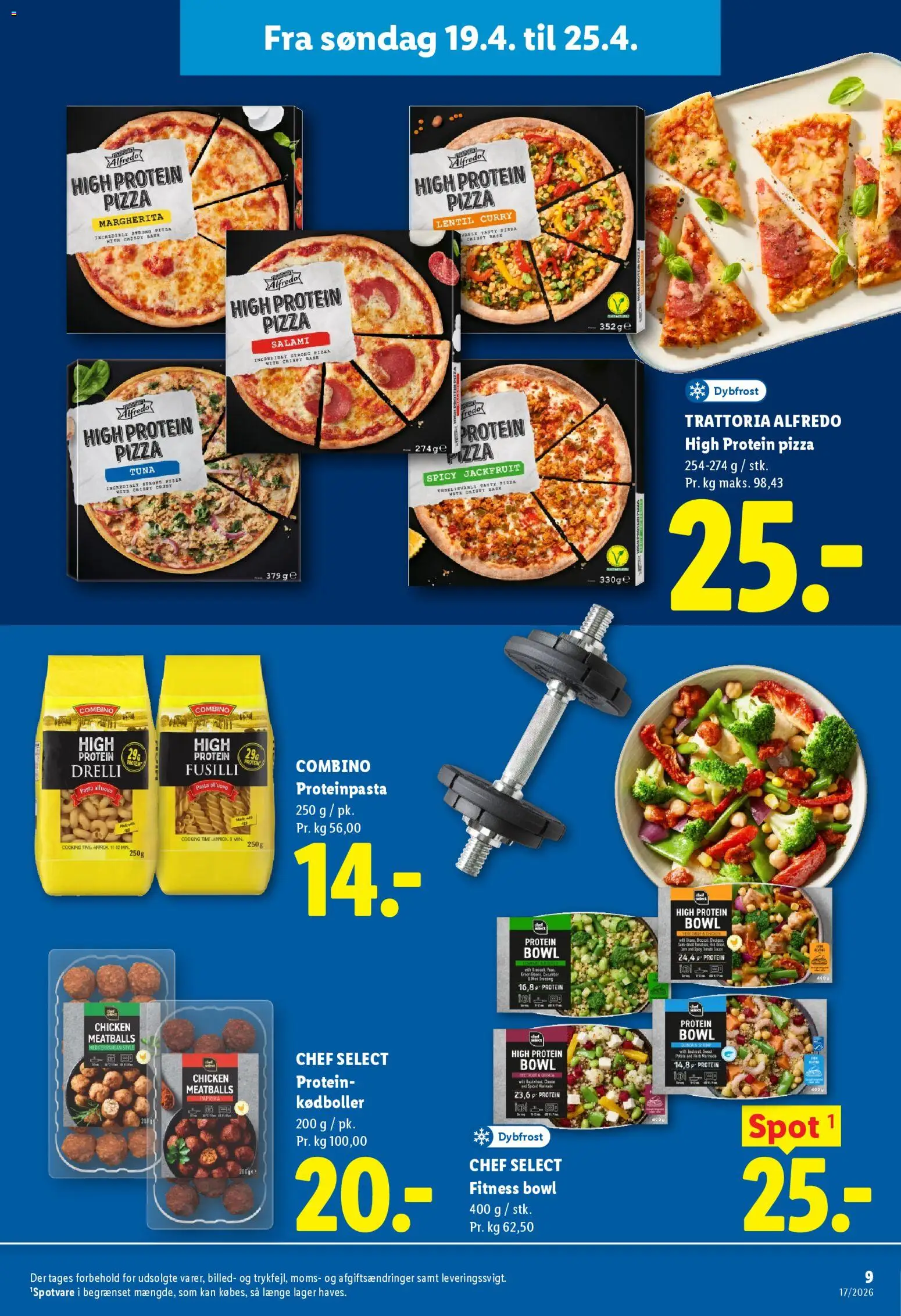 Lidl tilbudsavis – gyldig fra 19.04.2026 | Side: 9 | Produkter: Salami, Pizza, Pasta, Paprika