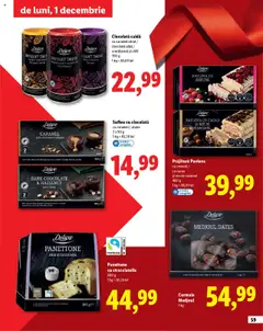 Ofertele Lidl valabile de la 23.10.2025 | Pagină: 59 | Produse: Prăjitură, Alune, Ciocolată, Sos