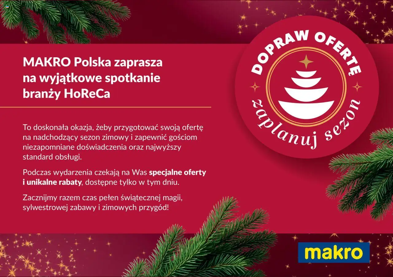 Makro Gazetka - Zaproszenie na wydarzenie Dopraw ofertę Poznań od 23.10.2025 | Strona: 1
