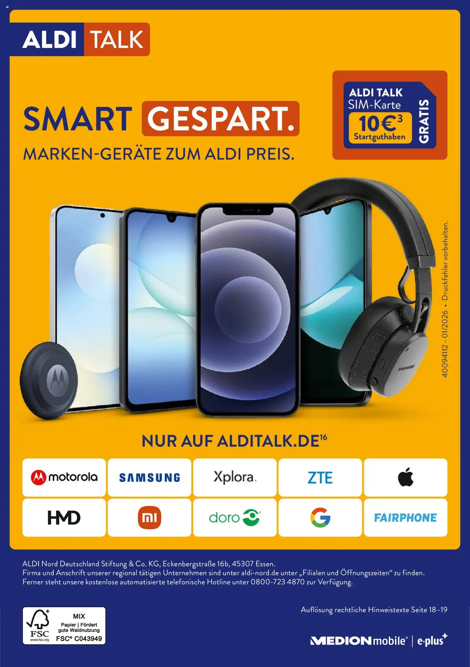 Aldi Talk – gültig ab 28.01.2026 | Seite: 20 | Produkte: Samsung