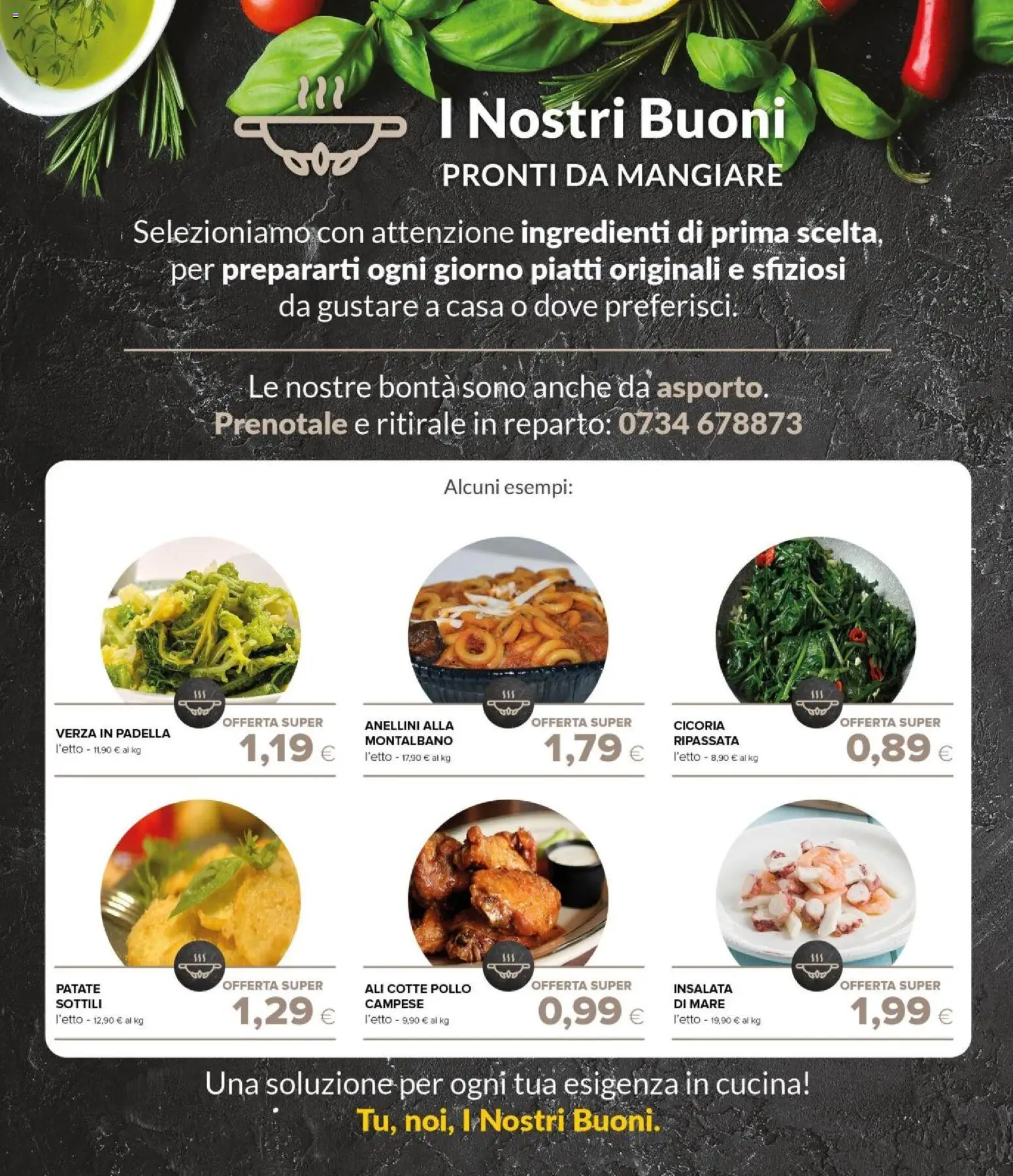 Volantino Oasi del 21.11.2025 | Pagina: 5 | Prodotti: Pollo, Insalata, Patate, Padella