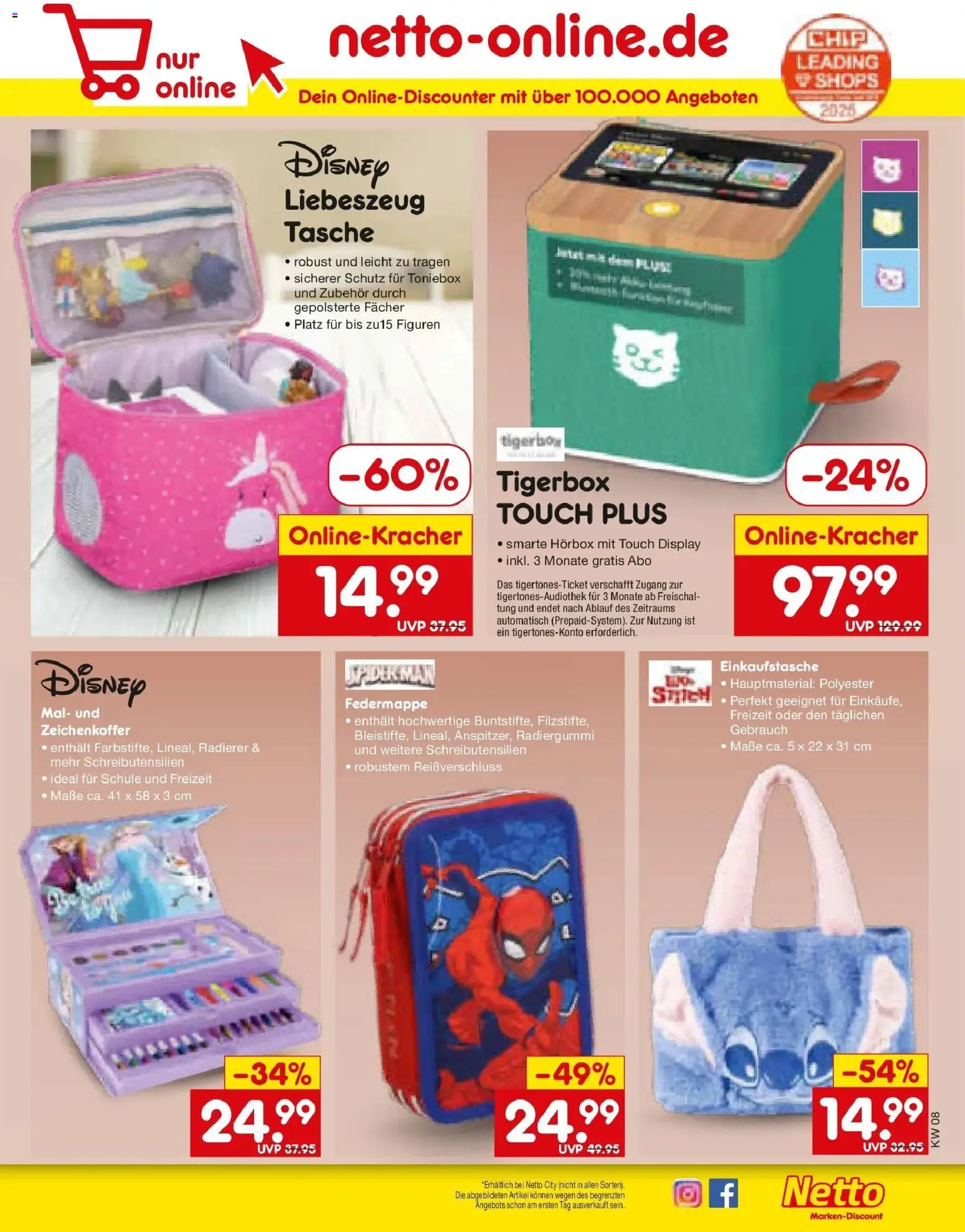 Netto Marken-Discount prospekt Augustusburg	 – gültig ab 16.02.2026 | Seite: 35 | Produkte: Tasche