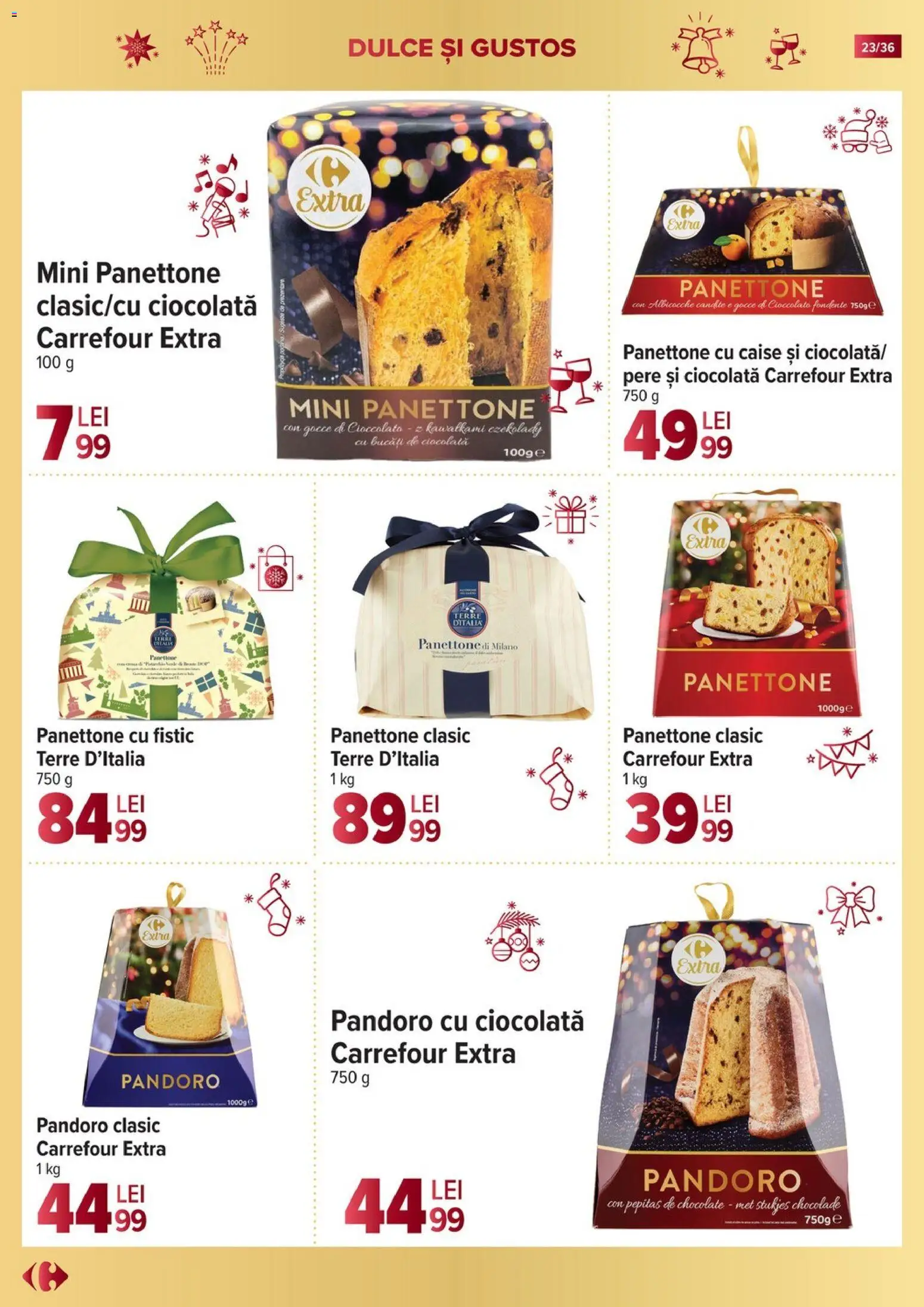 Noul catalog Carrefour – valabil de la 19.11.2025 | Pagină: 23 | Produse: Ciocolată, Fistic, Ahtapot