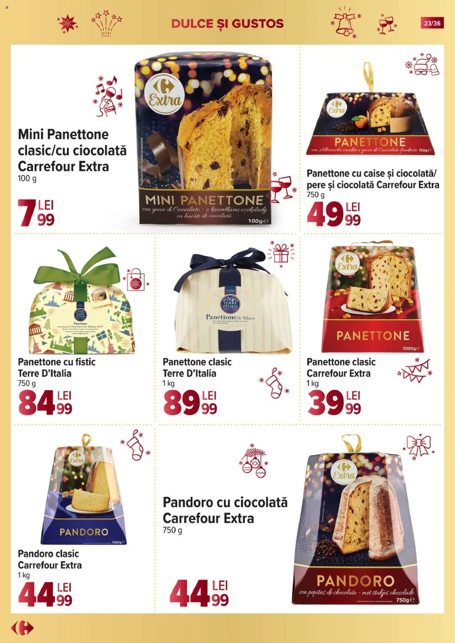 Noul catalog Carrefour – valabil de la 19.11.2025 | Pagină: 23 | Produse: Ciocolată, Fistic, Ahtapot