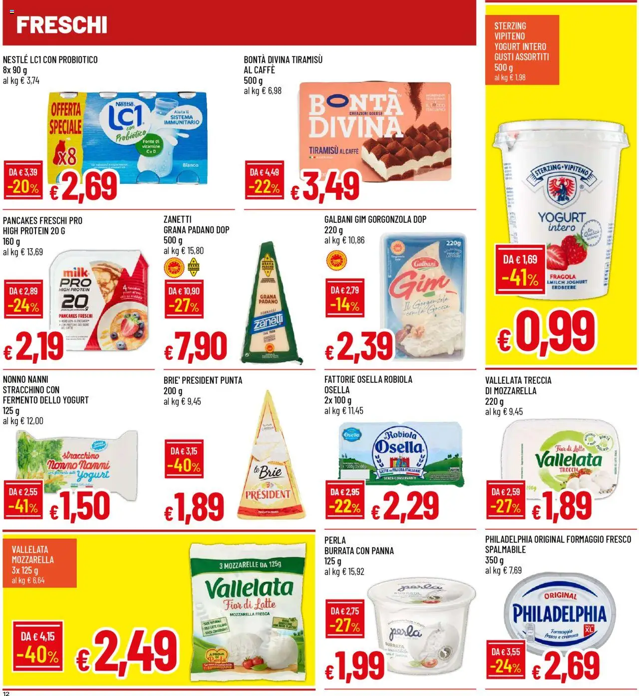 Volantino Galassia del 07.08.2025 | Pagina: 12 | Prodotti: Caffè, Mozzarella, Stracchino, Burrata