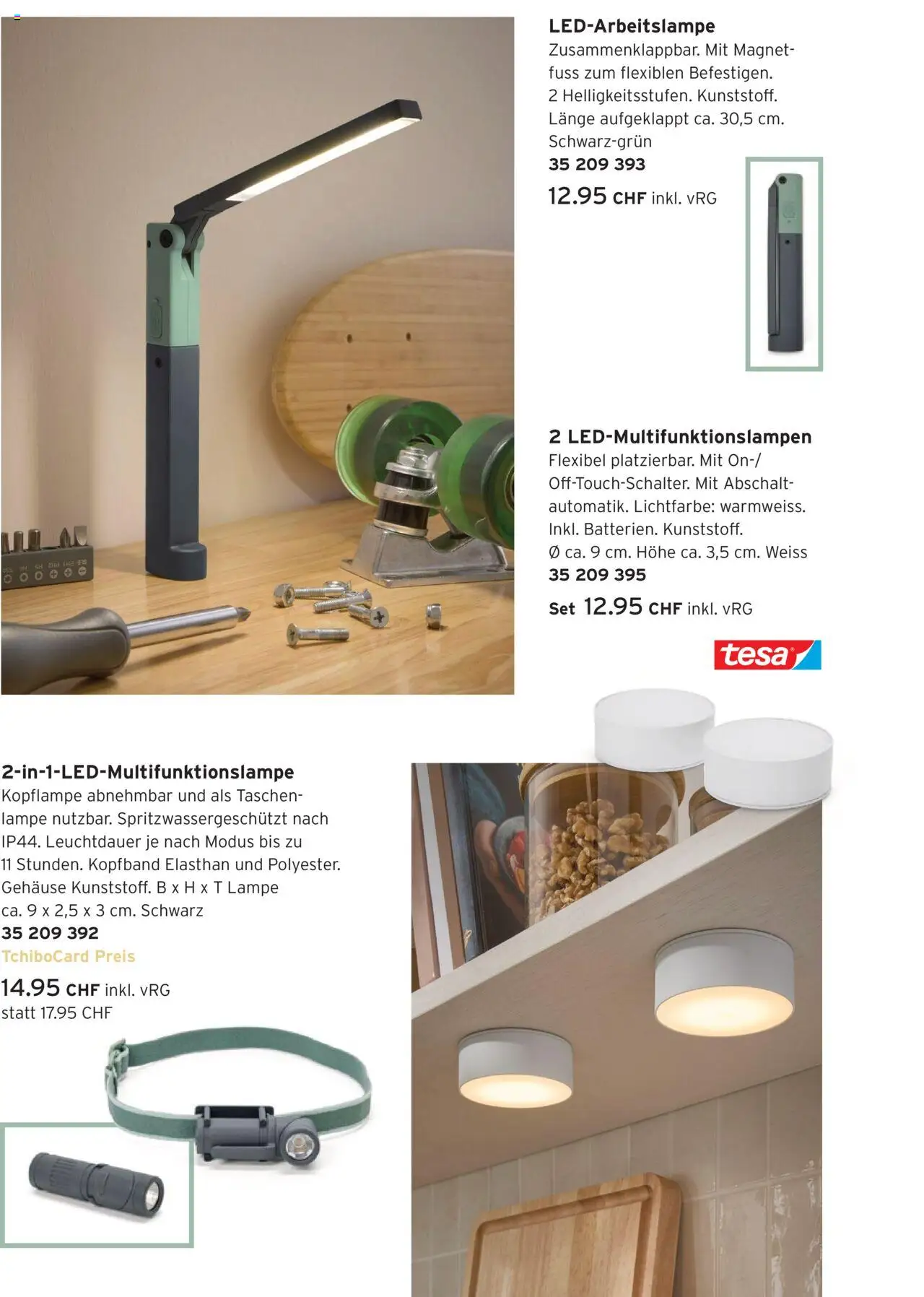Tchibo Magazin Selbst gemacht ab 12.08.2025 | Seite: 12 | Produkte: Lampe