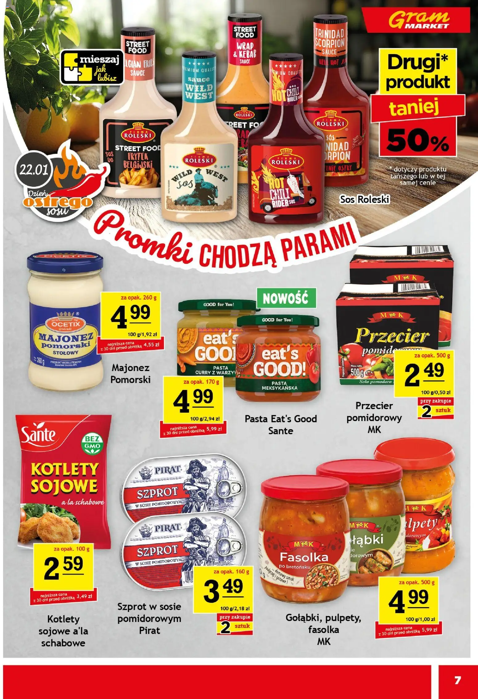 Gram Market Gazetka od 21.01.2026 | Strona: 7 | Produkty: Curry, Kebab, Kotlety, Sos