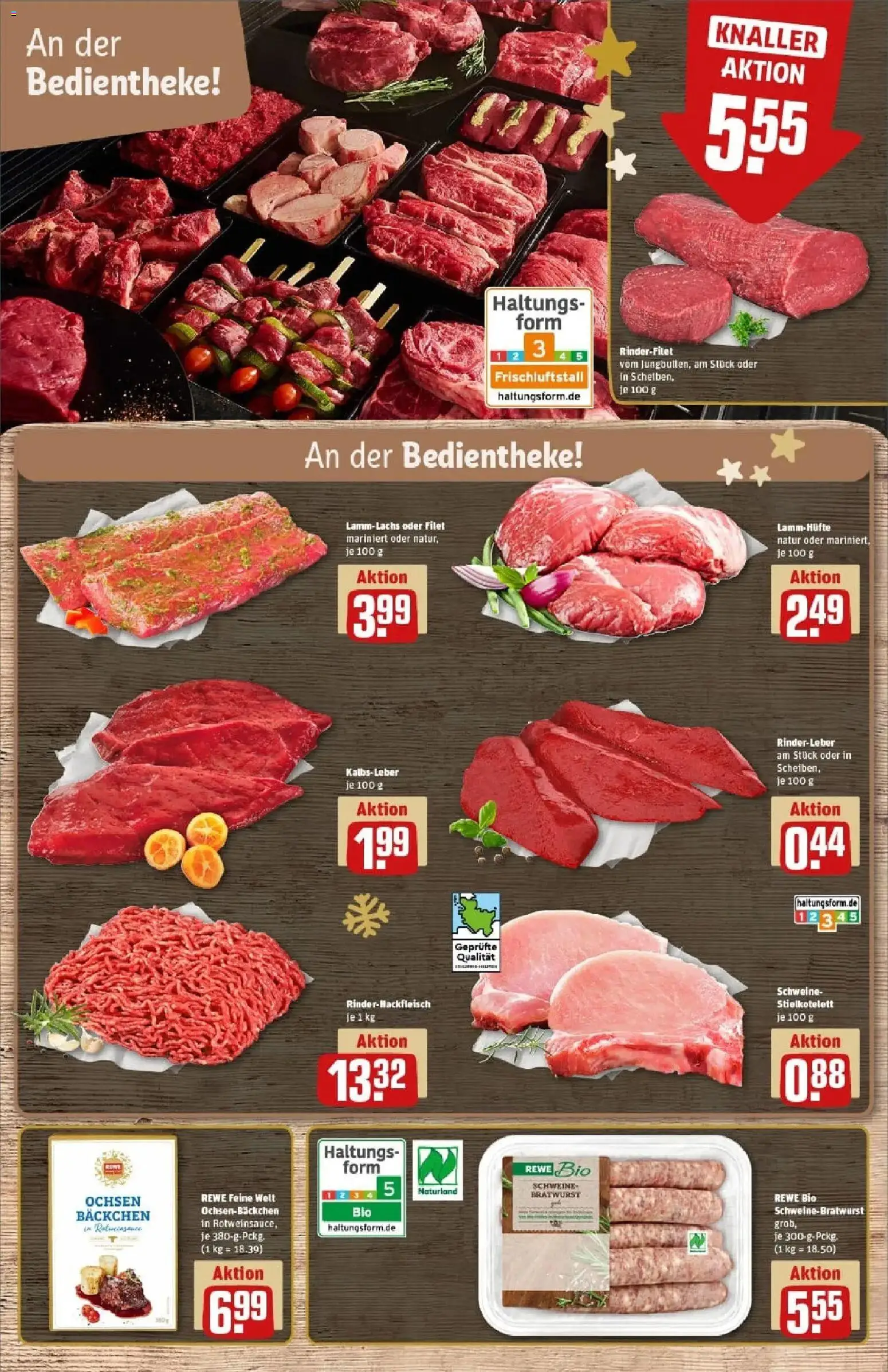 Rewe prospekt Hamburg / Wilhelmsburg	 – gültig ab 23.11.2025 | Seite: 11 | Produkte: Rinderfilet, Bratwurst