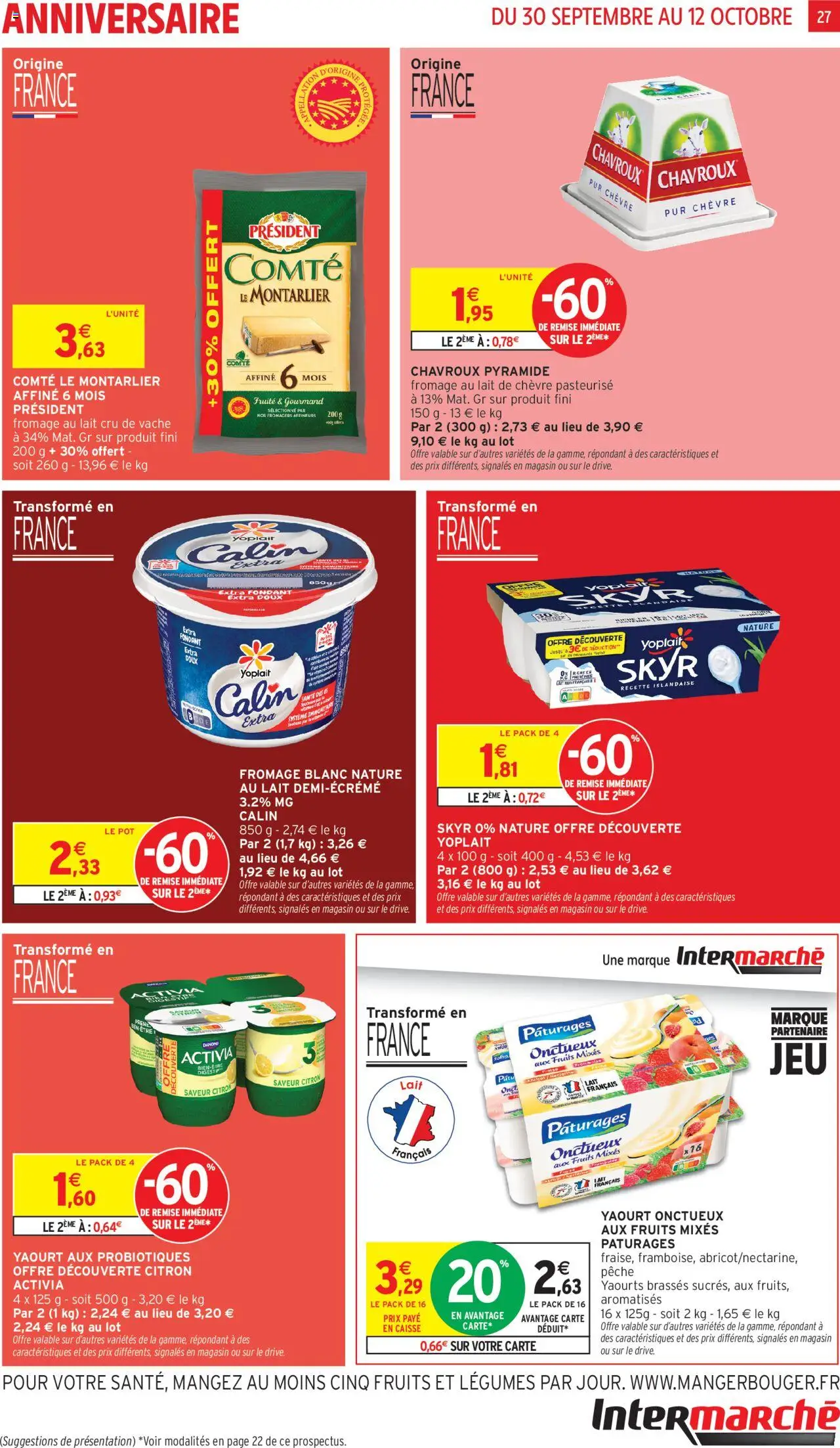  | Page: 27 | Produits: Yaourts, Lait, Yaourt, Skyr