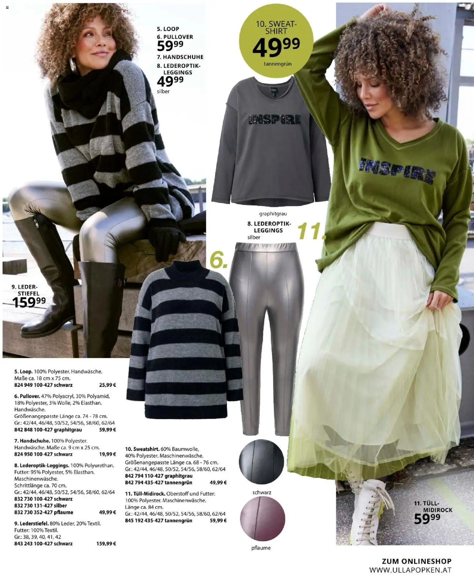 Ulla Popken akciós ujság - amely érvényes a következő dátumtól: 01.11.2025 | Oldal: 31 | Termékek: Leggings