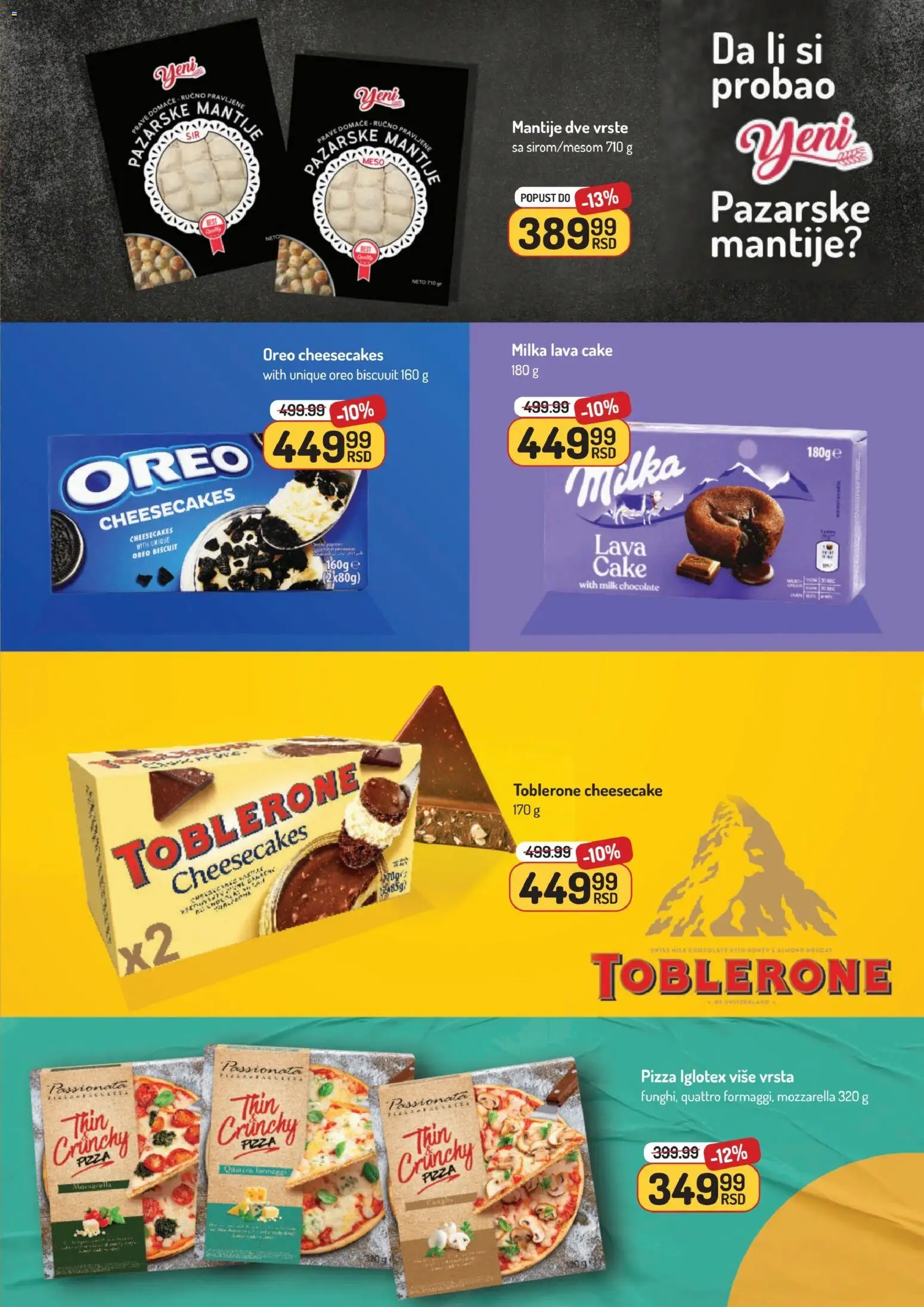 Aman katalog - važi od 05.01.2026 | Strana: 23 | Proizvode: Milka, Oreo, Toblerone, Cheesecake
