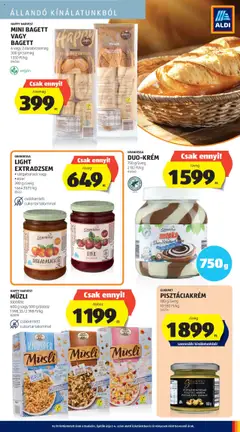 Aldi akciós ujság - amely érvényes a következő dátumtól: 17.07.2025 | Oldal: 33 | Termékek: Sárgabarack, Bagett, Eper, Vegán