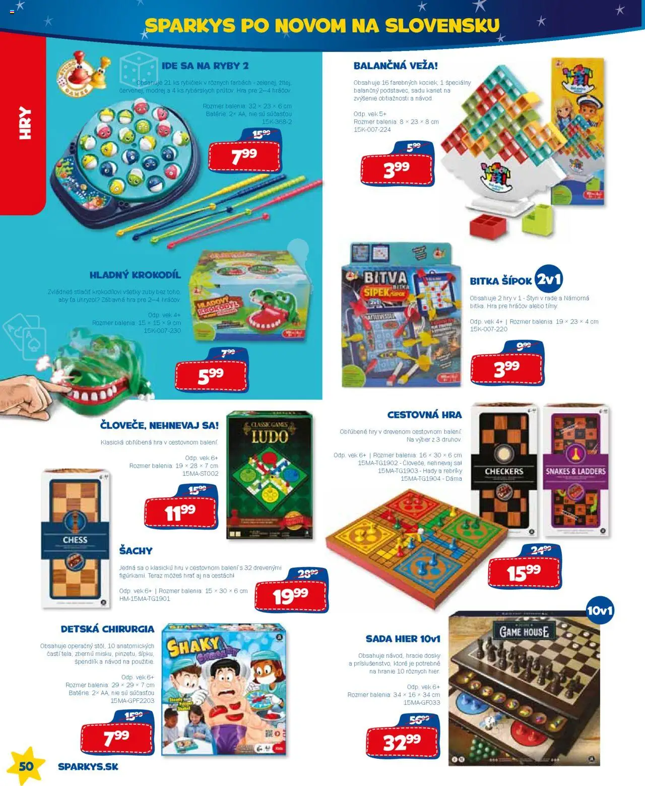 ALLTOYS letný katalóg │ platný od 26.06.2025 | Strana: 50 | Produkty: Ryby, Hra, Šál
