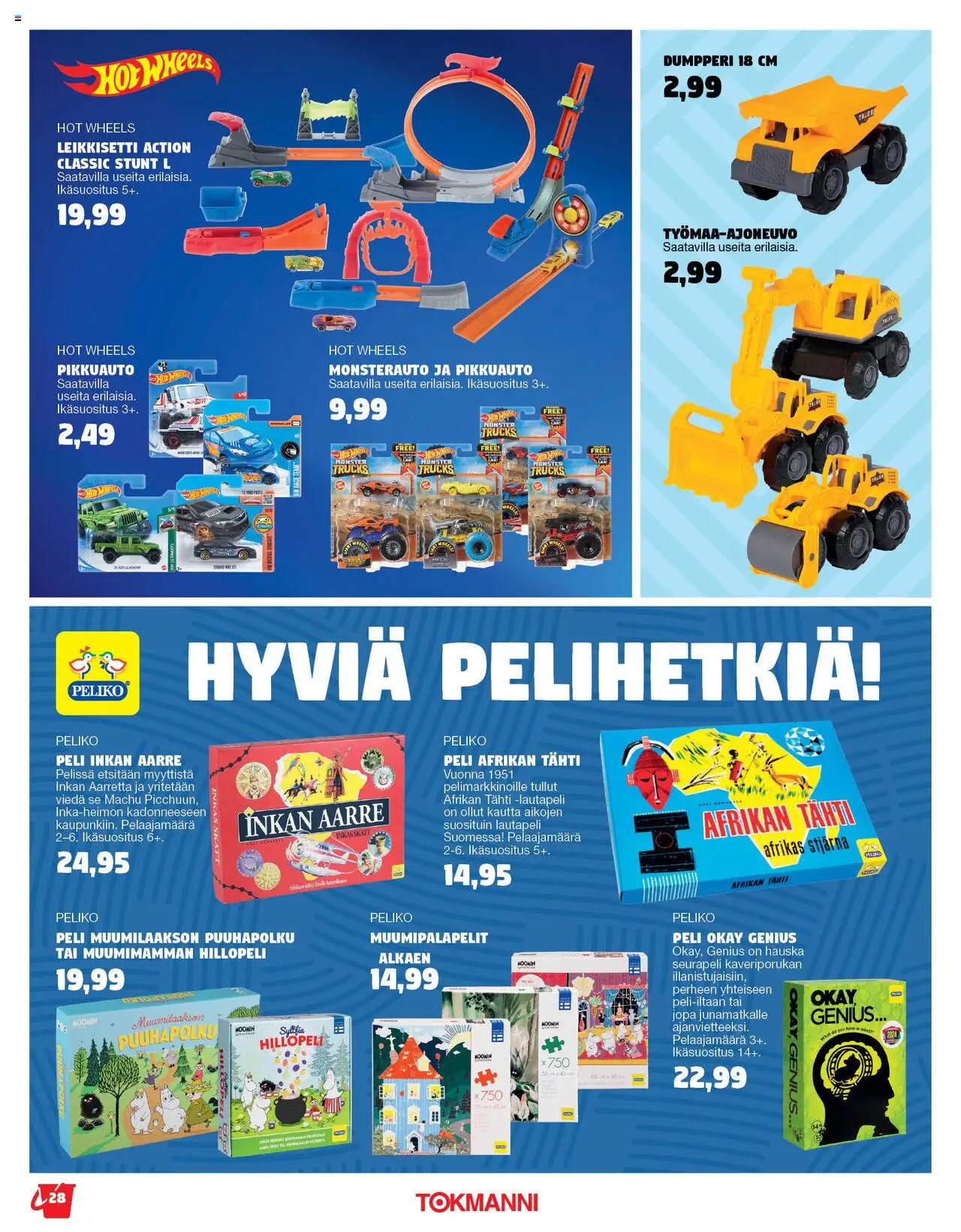 Tokmanni - Lelut 2025 – voimassa 28.04.2025 alkaen | Sivu: 28