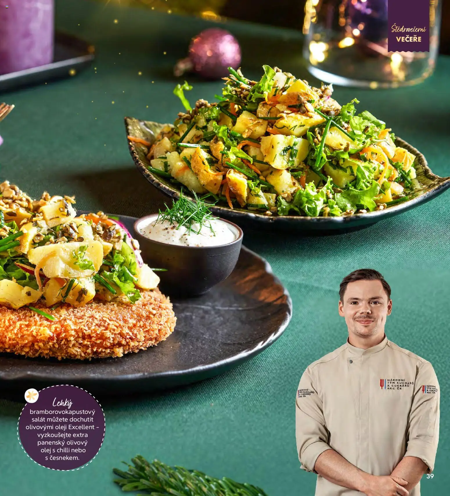 Albert magazín od 01.12.2025 | Strana: 39 | Produkty: Olivový olej, Olej, Extra panenský olivový olej, Salát