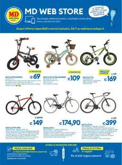 Anteprima del volantino MD Discount volantino valido a partire dal 07.04.2026 | Pagina: 27 | Prodotti: Bicicletta, Disco, Alluminio