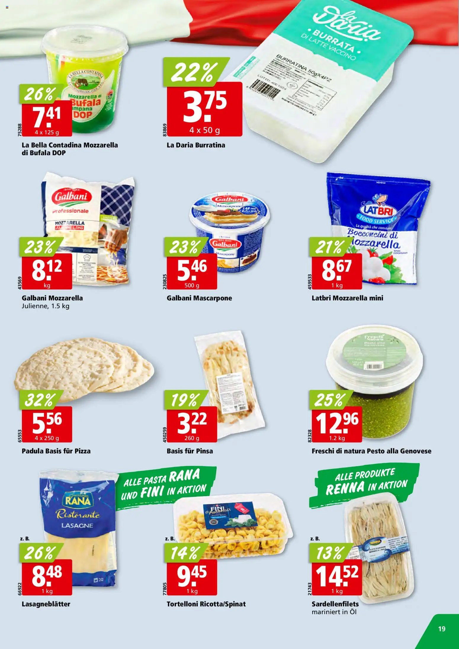 Aligro aktionen – gültig ab 20.04.2026 | Seite: 19 | Produkte: Mascarpone, Fennikel, Öl, Pasta