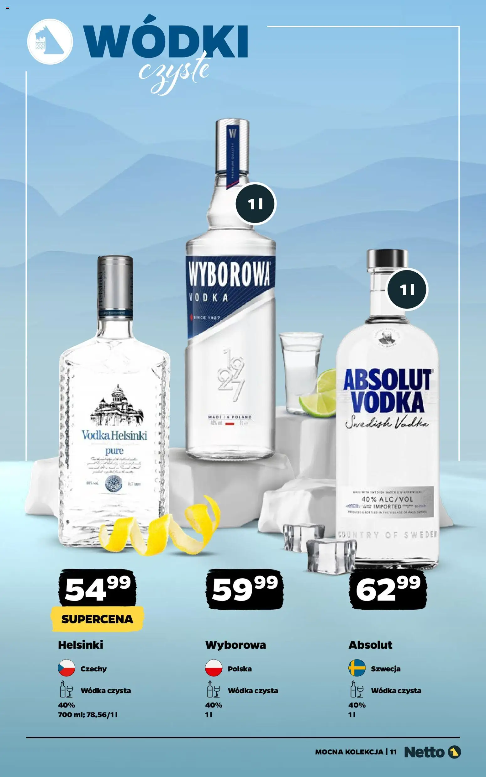 Netto gazetka - Alkohole mocne od 05.01.2026 | Strona: 11 | Produkty: Vodka, Wódka