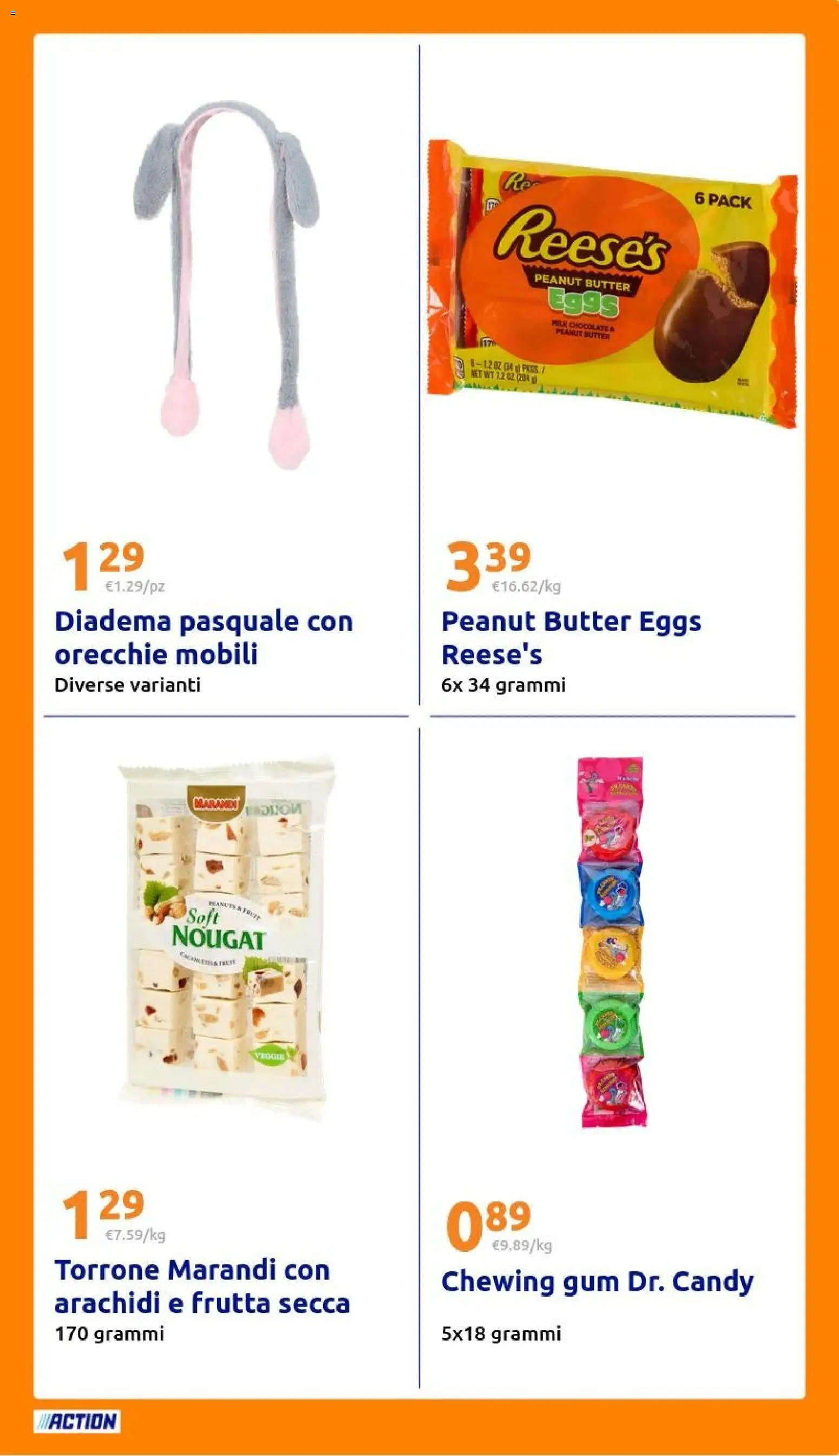 Volantino Action del 25.03.2026 | Pagina: 23 | Prodotti: Frutta, Arachidi