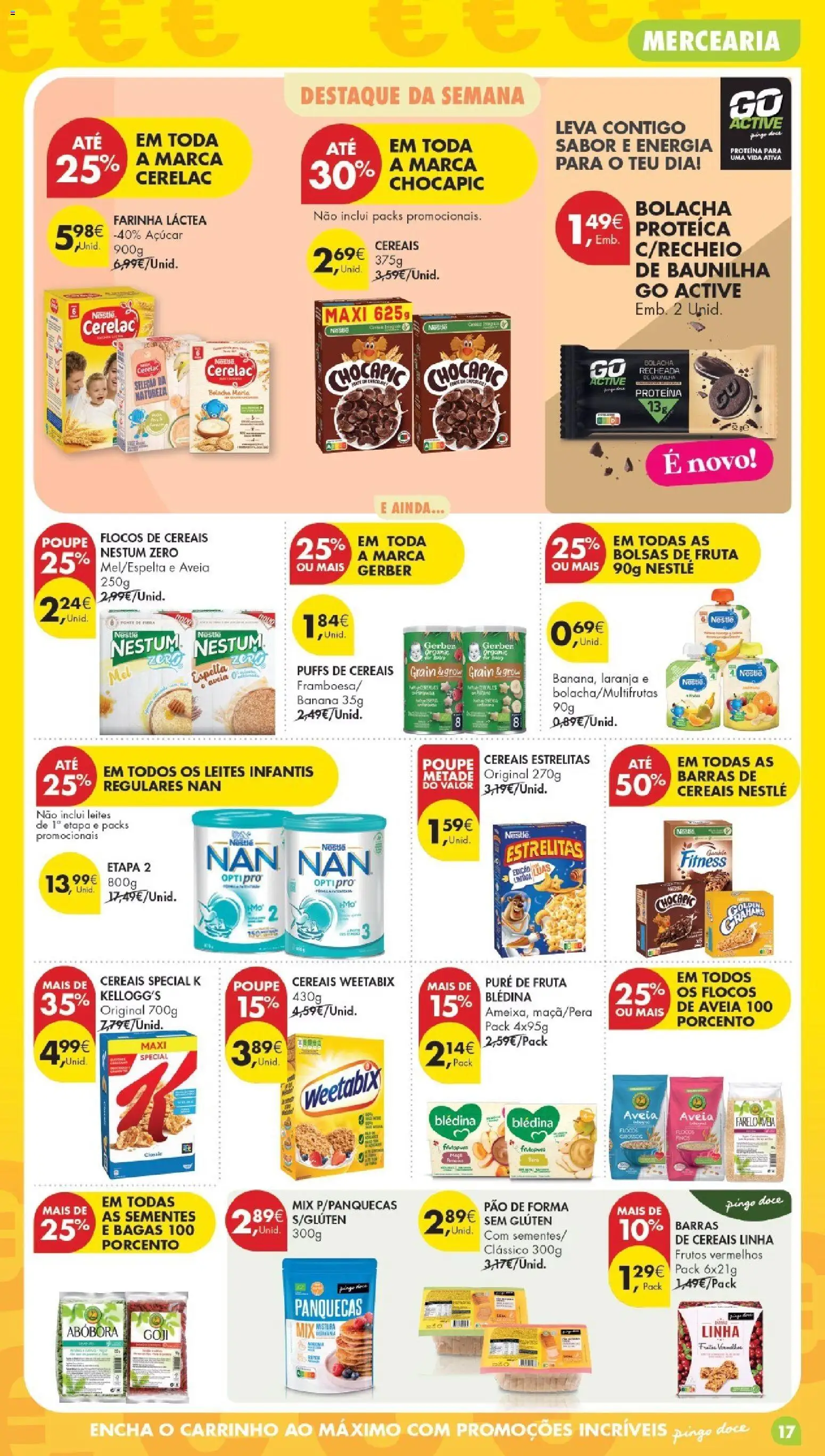 Pingo Doce Poupe Esta Semana Madeira │ válido de 28.04.2026 | Página: 17 | Produtos: Aveia, Banana, Maça, Proteina