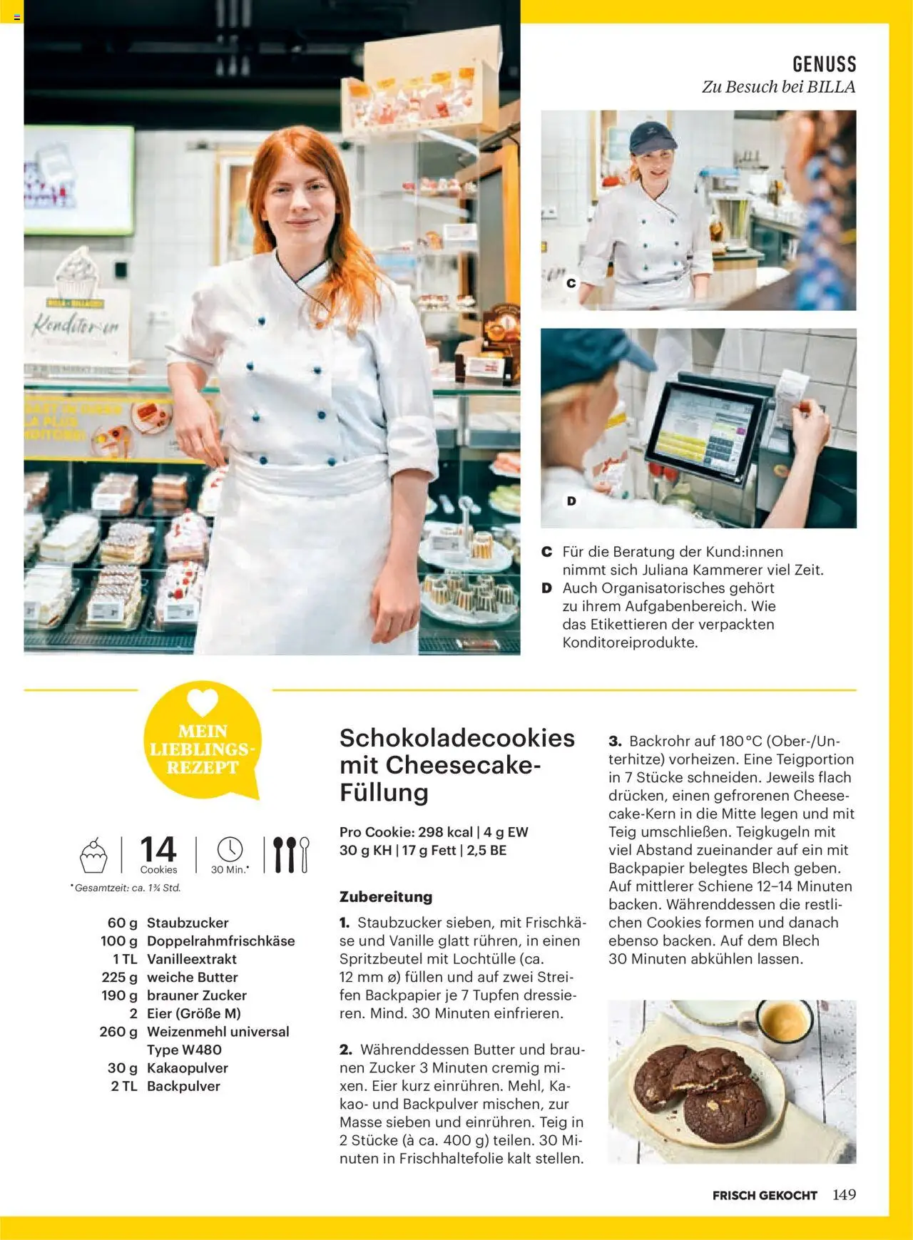 Billa Frisch Gekocht gültig ab 03.07.2025 | Seite: 149 | Produkte: Zucker, Butter, Eier
