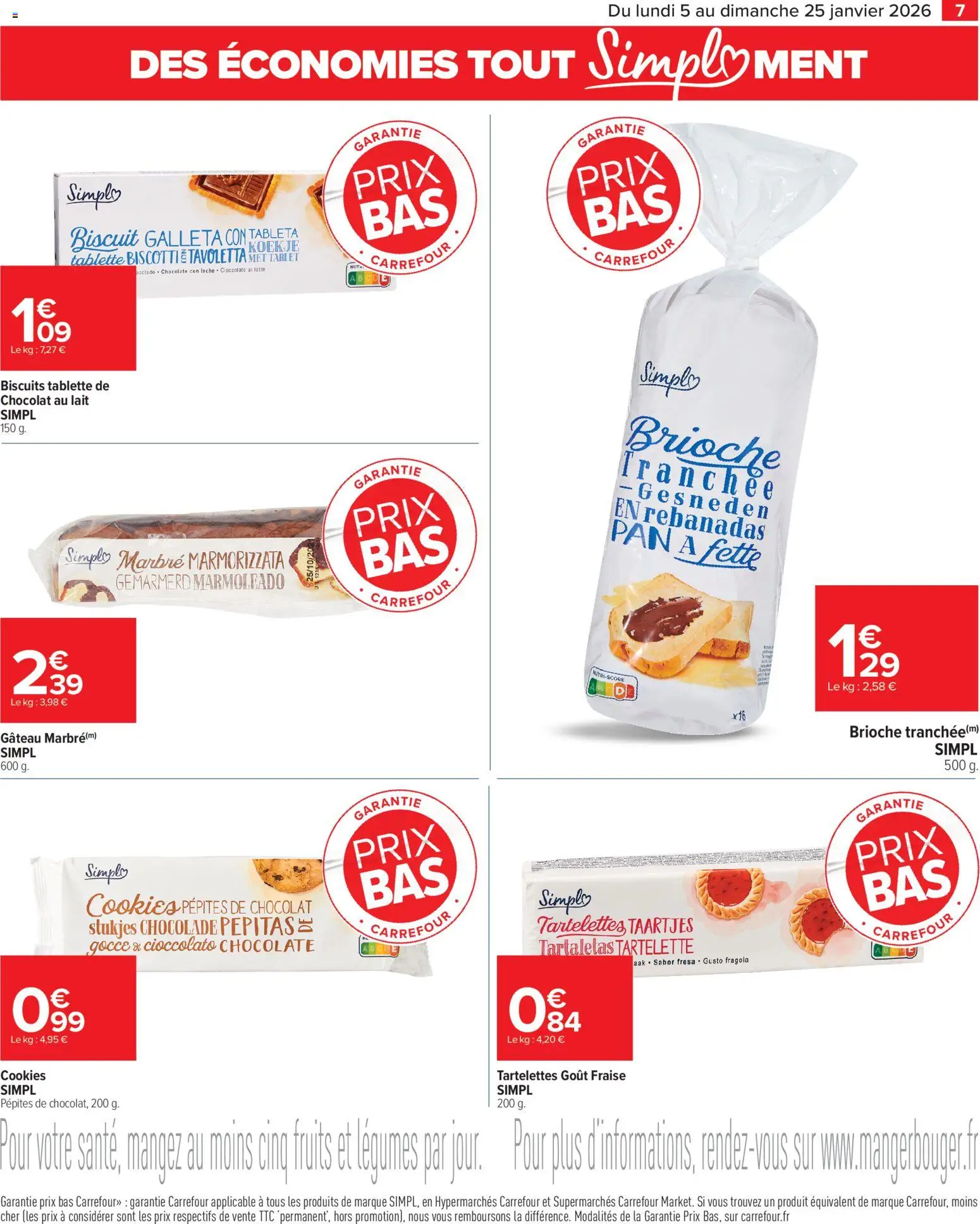 {H1} | Page: 7 | Produits: Pépites de chocolat, Cookies, Chocolat, Biscuits