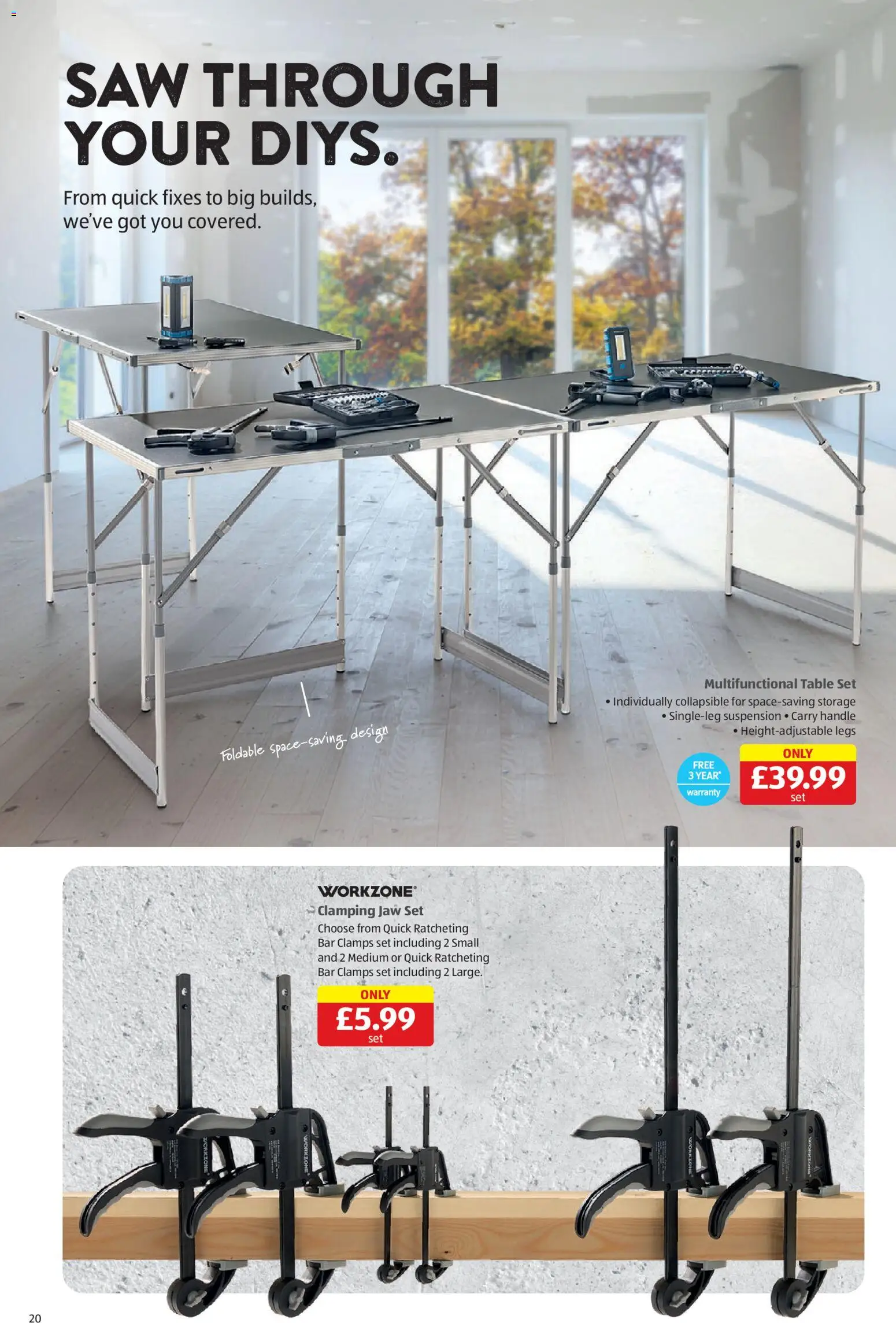 {H1} | Page: 20 | Products: Table, Handle