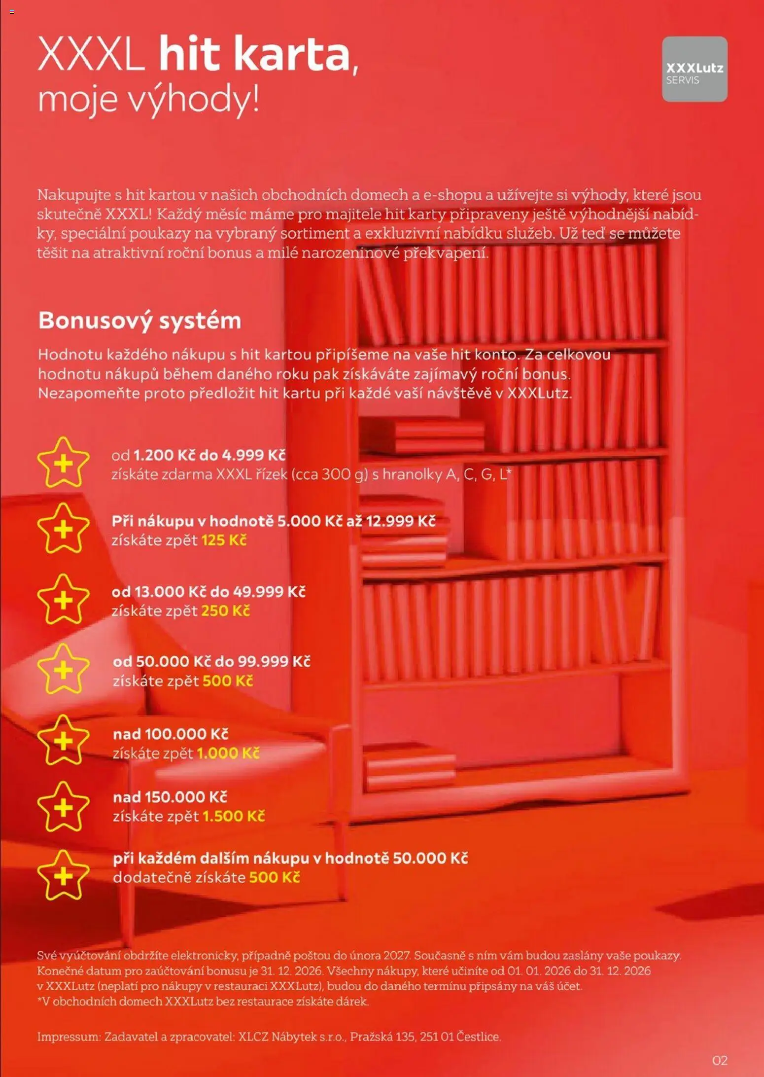 XXXLutz leták - Být věrným zákazníkem se vyplatí od 01.02.2026 | Strana: 2 | Produkty: Hranolky, Nábytek, Karty
