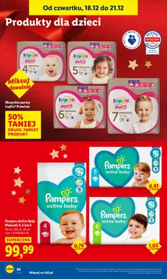 Pogląd oferty "Pampers active baby™, Diapers size 5, 11-16 kg, 110 pieces" - ważna od 18.12.2025 | Strona: 66 | Produkty: Pampers