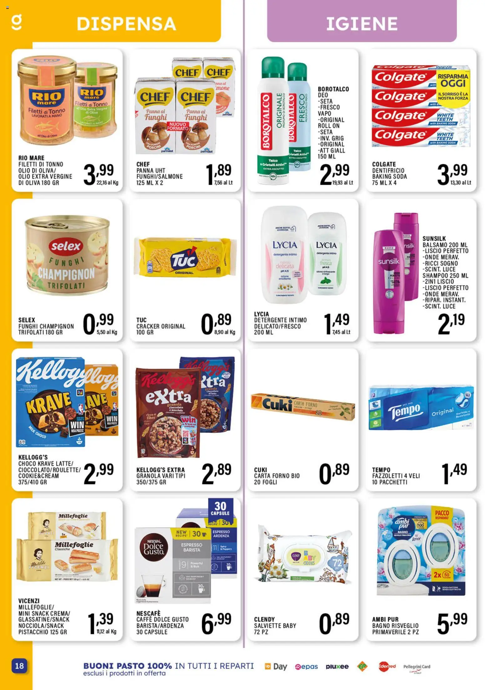 Volantino GECOP del 20.04.2026 | Pagina: 18 | Prodotti: Cioccolato, Panna, Funghi, Nocciole