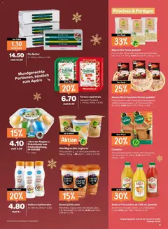 Migros Bio Pasta gekühlt, Fiori Ricotta Spinat oder Agnolotti all'arrabbiata, z.B. Fiori, 3 x 250 g ab 16.12.2025 gültig | Seite: 11 | Produkte: Butter, Kaffee, Pizza, Pasta