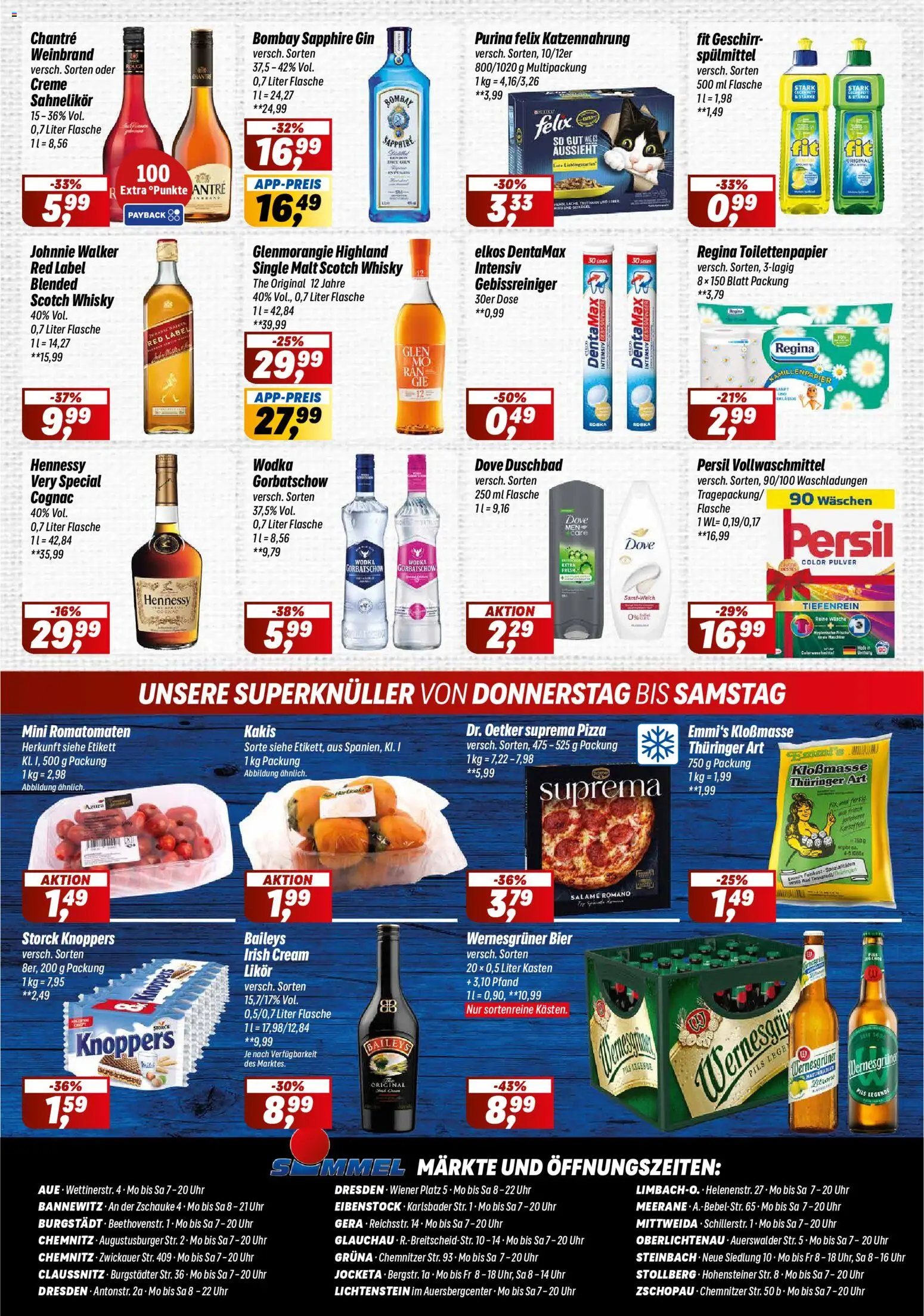 Simmel Prospekt 	 – gültig ab 01.12.2025 | Seite: 12 | Produkte: Baileys, Pizza, Gin, Johnnie walker