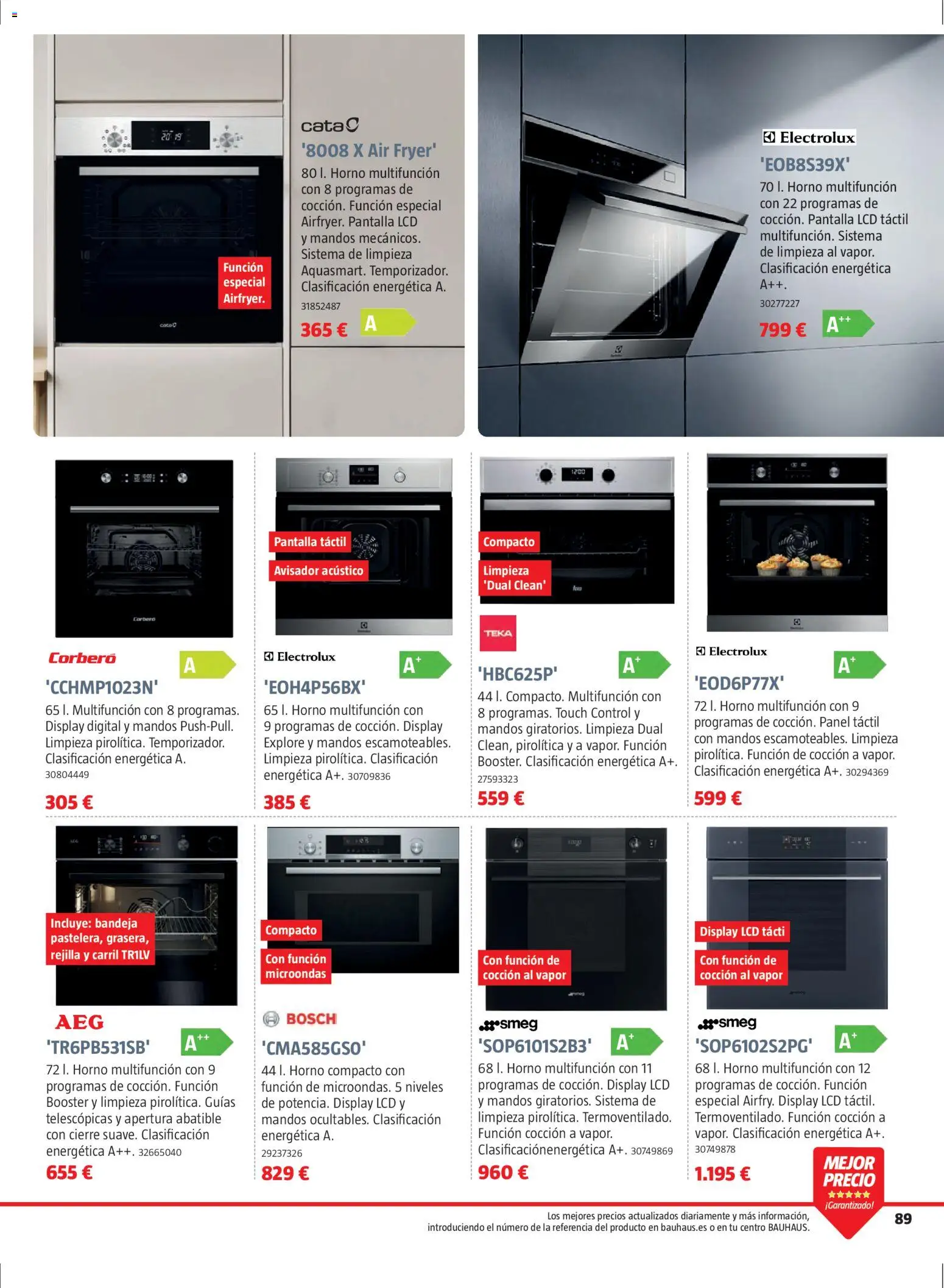 Bauhaus folleto Renueva │ válido desde el 02.03.2026 | Página: 89 | Productos: Horno, Bandeja