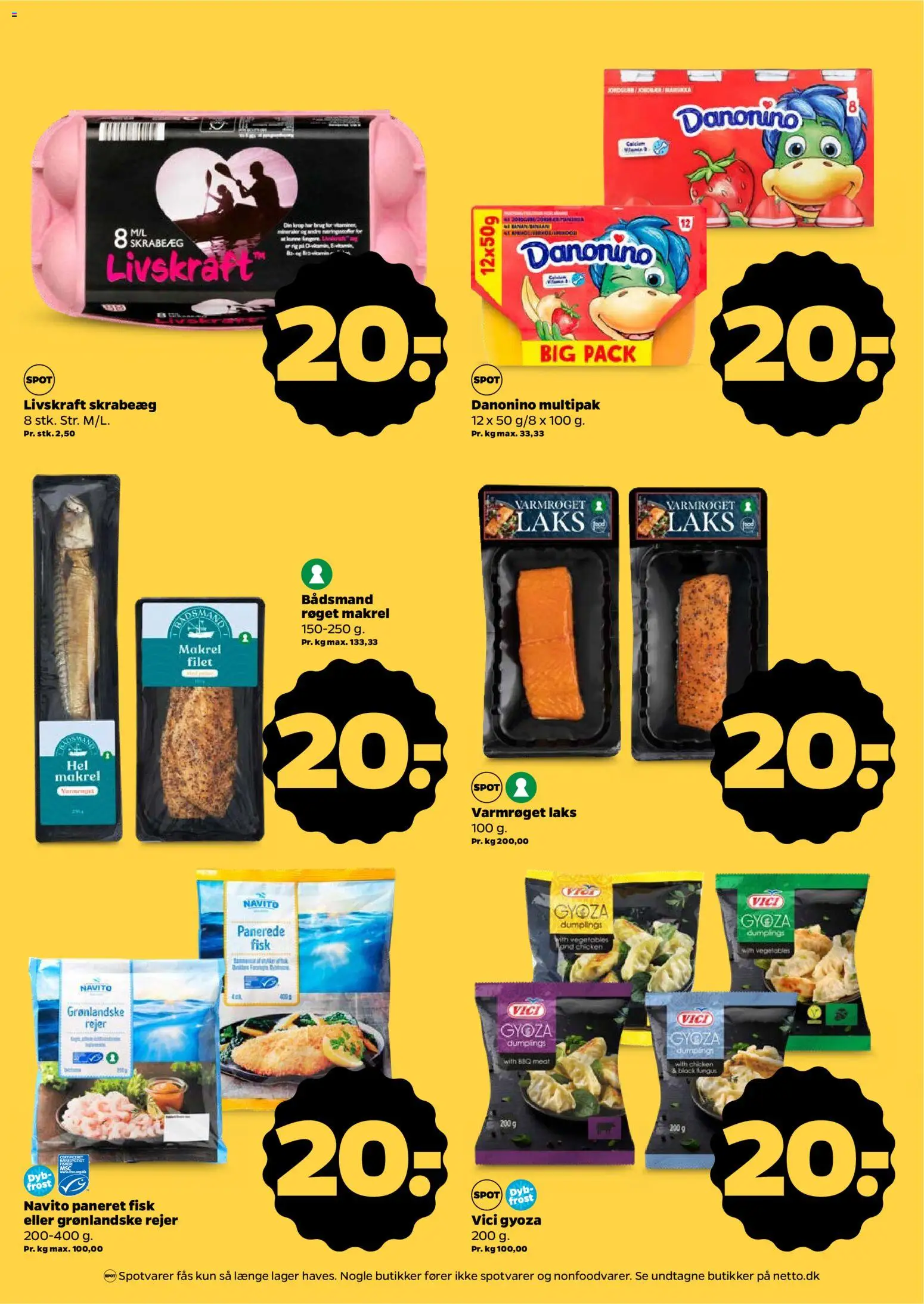Netto tilbudsavis – gyldig fra 25.10.2025 | Side: 4 | Produkter: Fisk, Makrel, Rejer