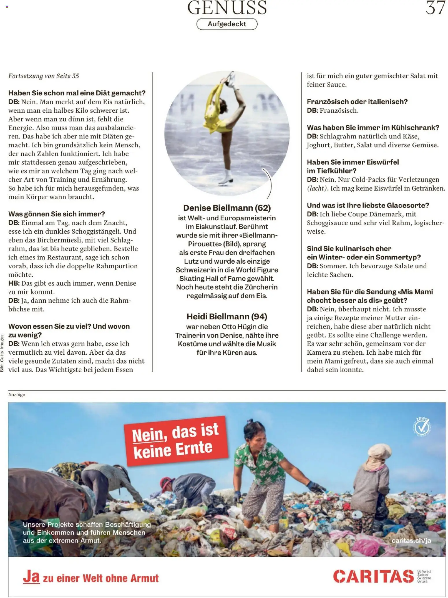 Migros Magazin – gültig ab 24.11.2025 | Seite: 37 | Produkte: Schlagrahm, Salat, Kamera, Kühlschrank