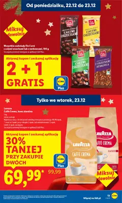 Pogląd oferty "Wszystkie czekolady Fin Carré z całymi orzechami lub z nerkowcami, 100 g, Czekolady Fin Carré z całymi orzechami lub z nerkowcami, 100 g" - ważna od 22.12.2025 | Strona: 13