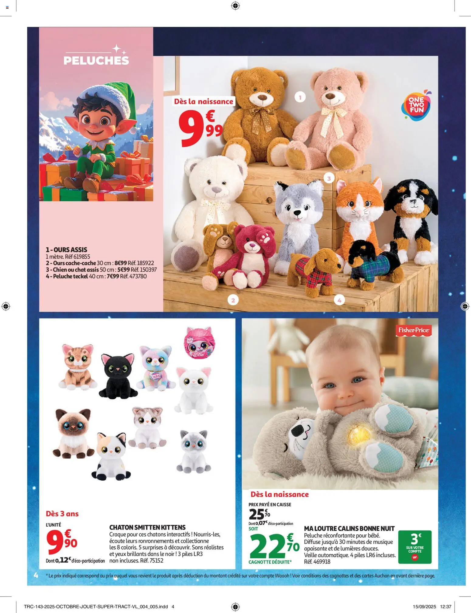 {H1} | Page: 4 | Produits: Loutre calins bonne nuit, Peluche, Ma loutre câlins bonne nuit, Piles