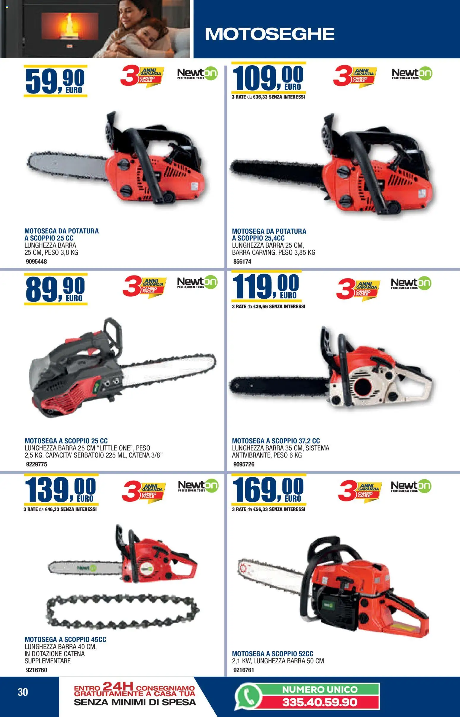 Volantino Bricofer del 22.10.2025 | Pagina: 30 | Prodotti: Motosega