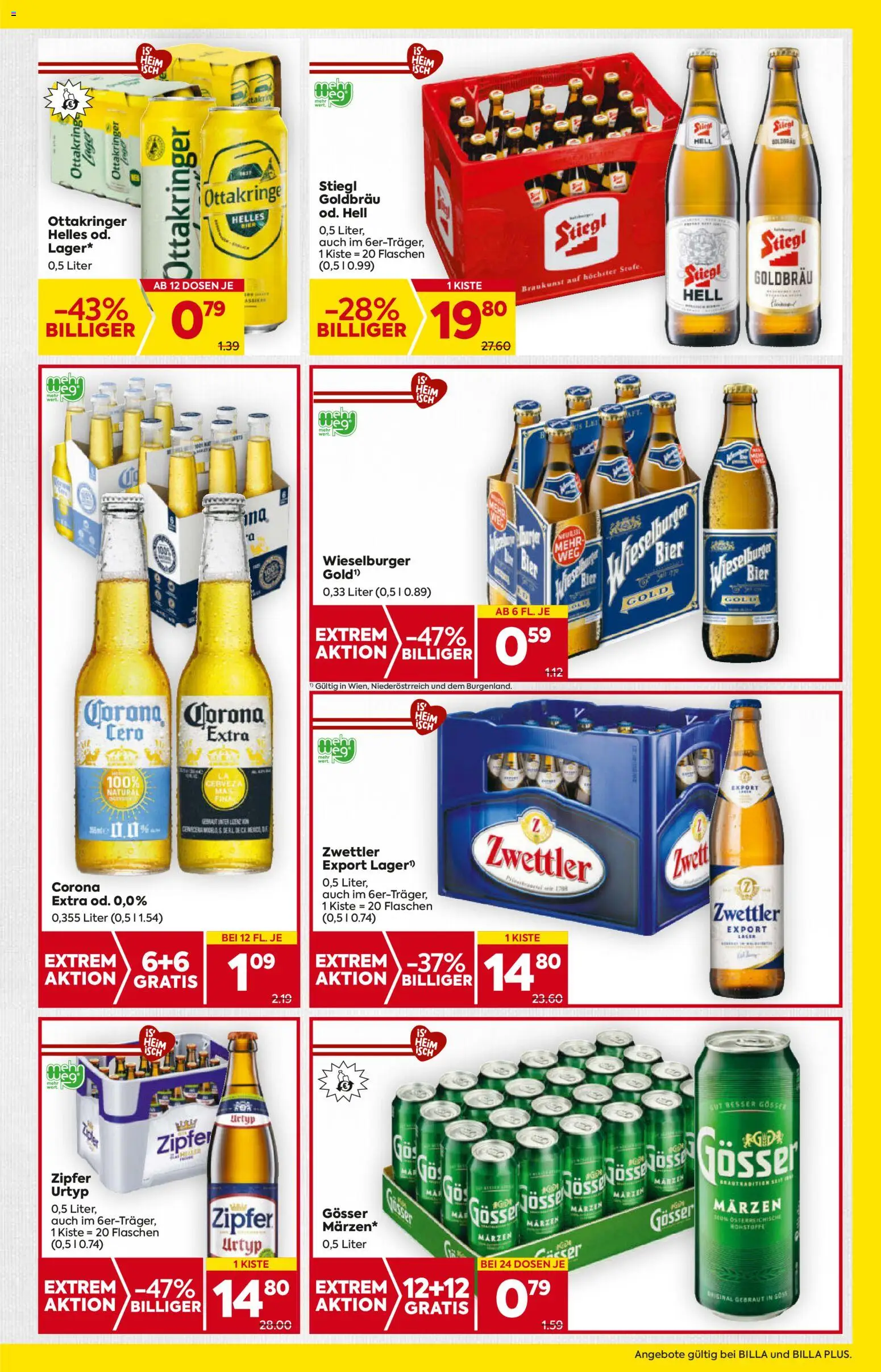 Billa Flugblatt - Wien gültig ab 06.11.2025 | Seite: 17 | Produkte: Bier