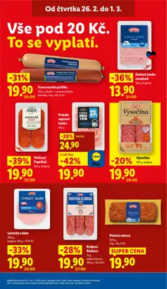 Náhled letáku Protein vepřová šunka, 100 g od 26.02.2026 | Strana: 13